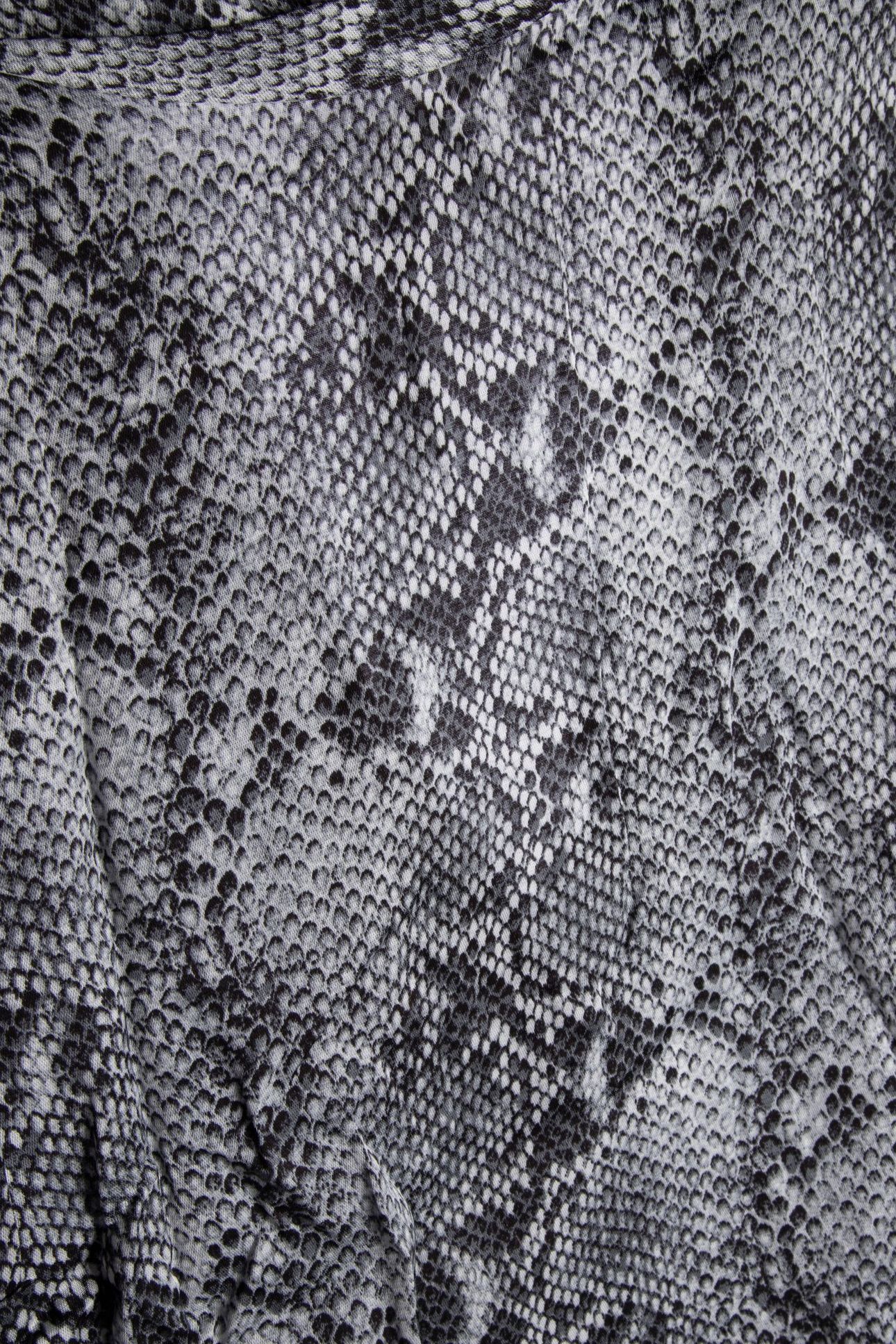 PYTHON DRAPE BACK ECRU/WETGREY/BLACK 4