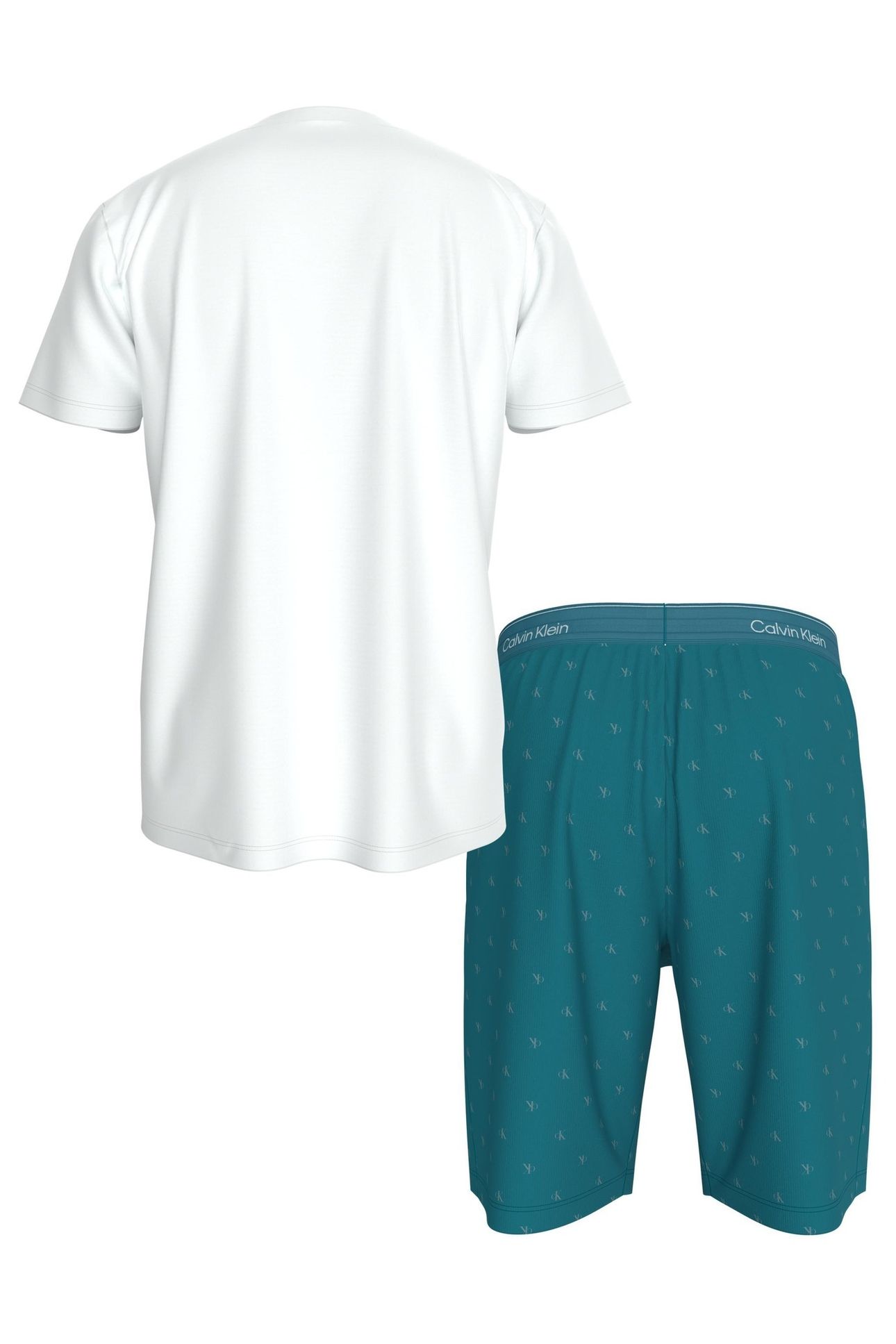 COTTON STRETCH S/S SET CLASSIC WHITE TOP/DIAMOND LOGO 2
