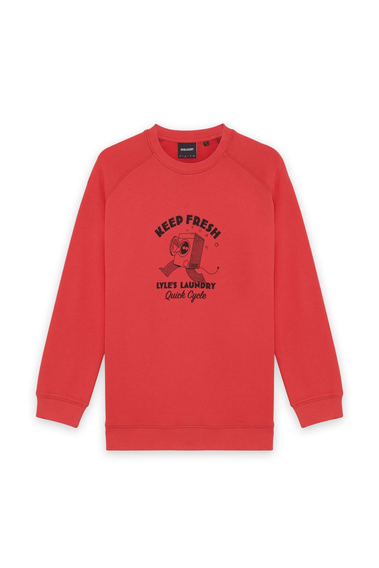 KEEP FRESH GRAPHIC SWEATSHIRT CHERRY RED 4