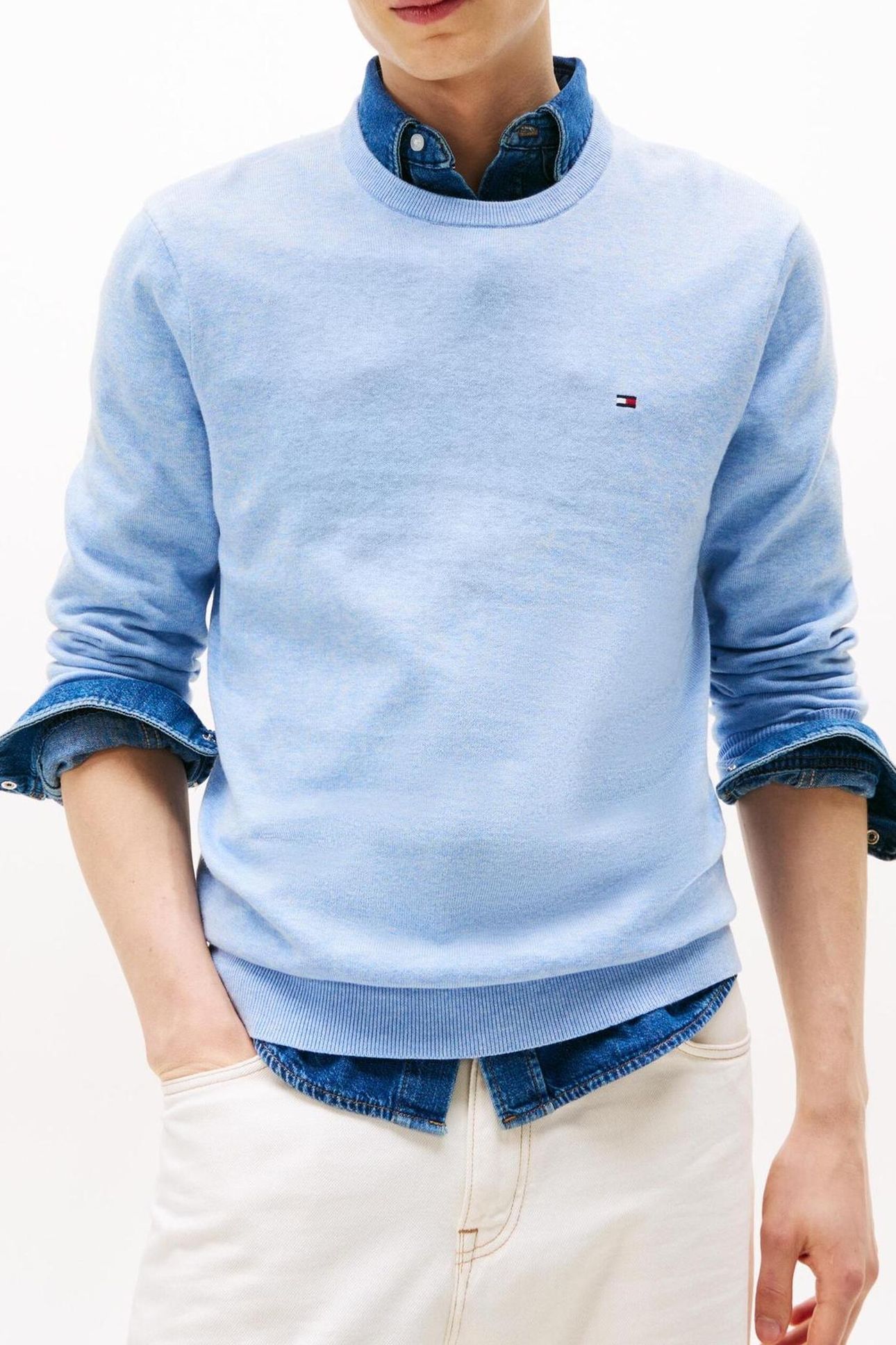 ESSENTIAL SSNL COTTON VESSEL BLUE HEATHER 6