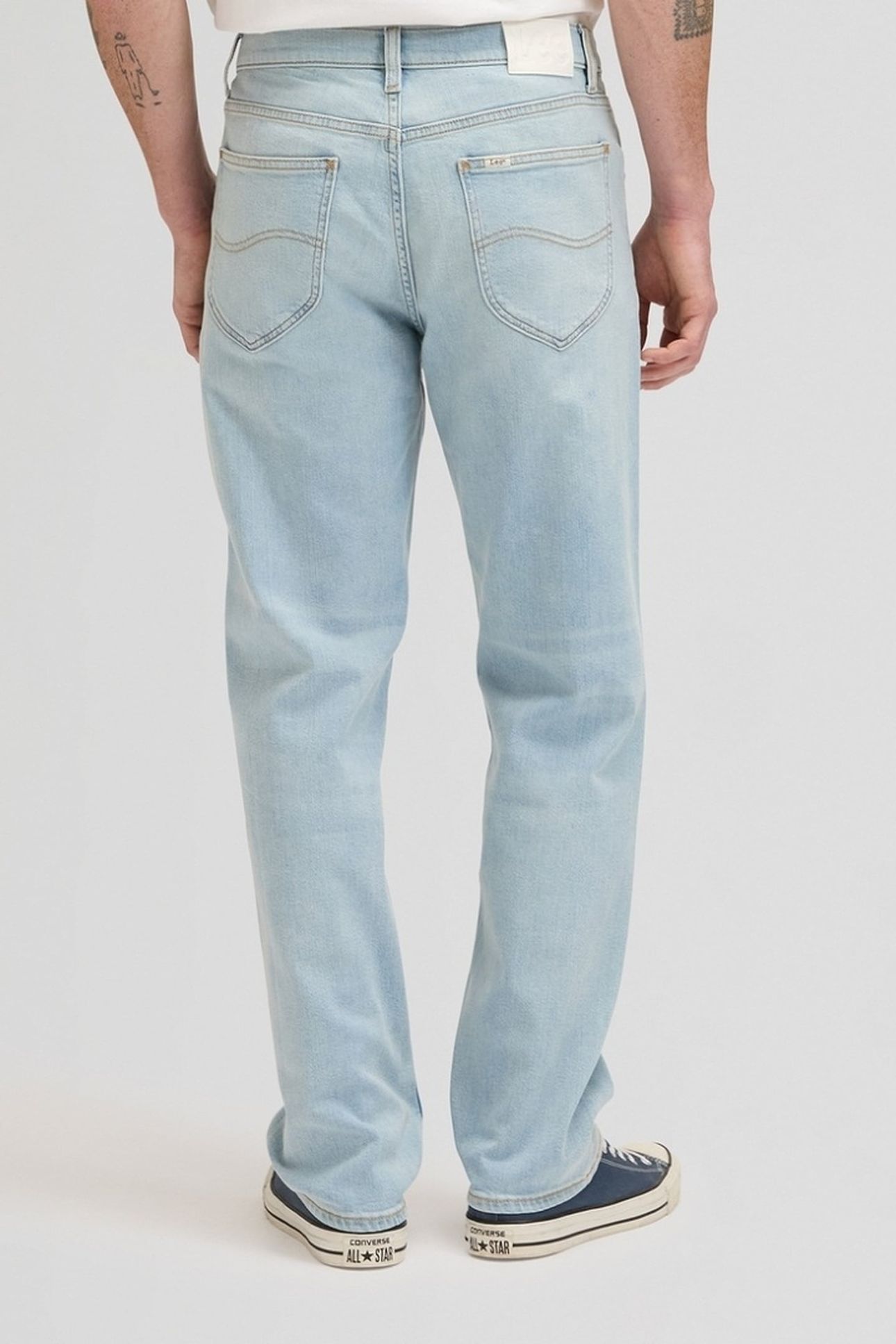 HADEN LIGHT RAIN RELAXED STRAIGHT JEANS DENIM BLUE 2