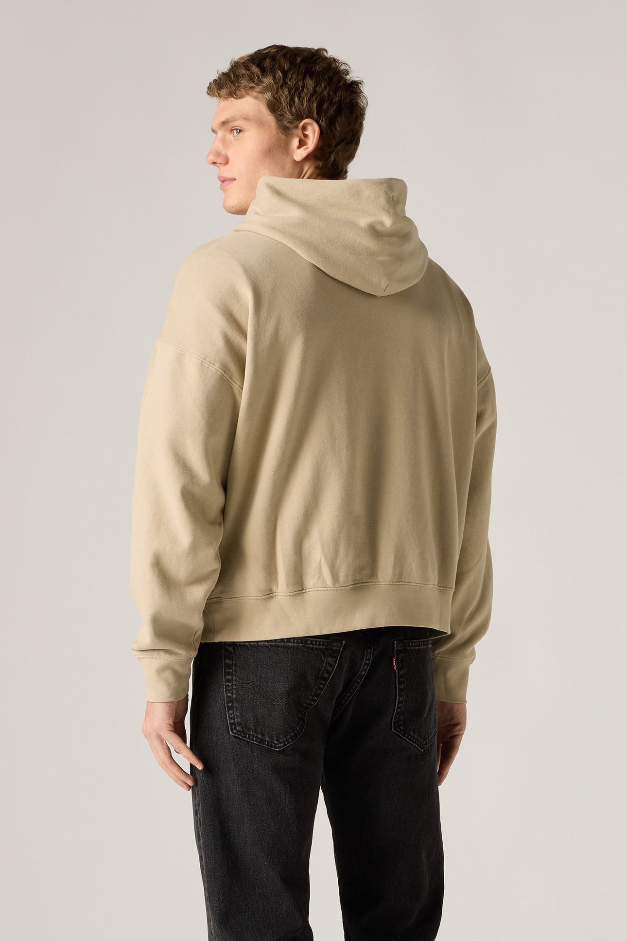 SOFT CROPPED HOODIE WHITE PEPPER WHITE P 3