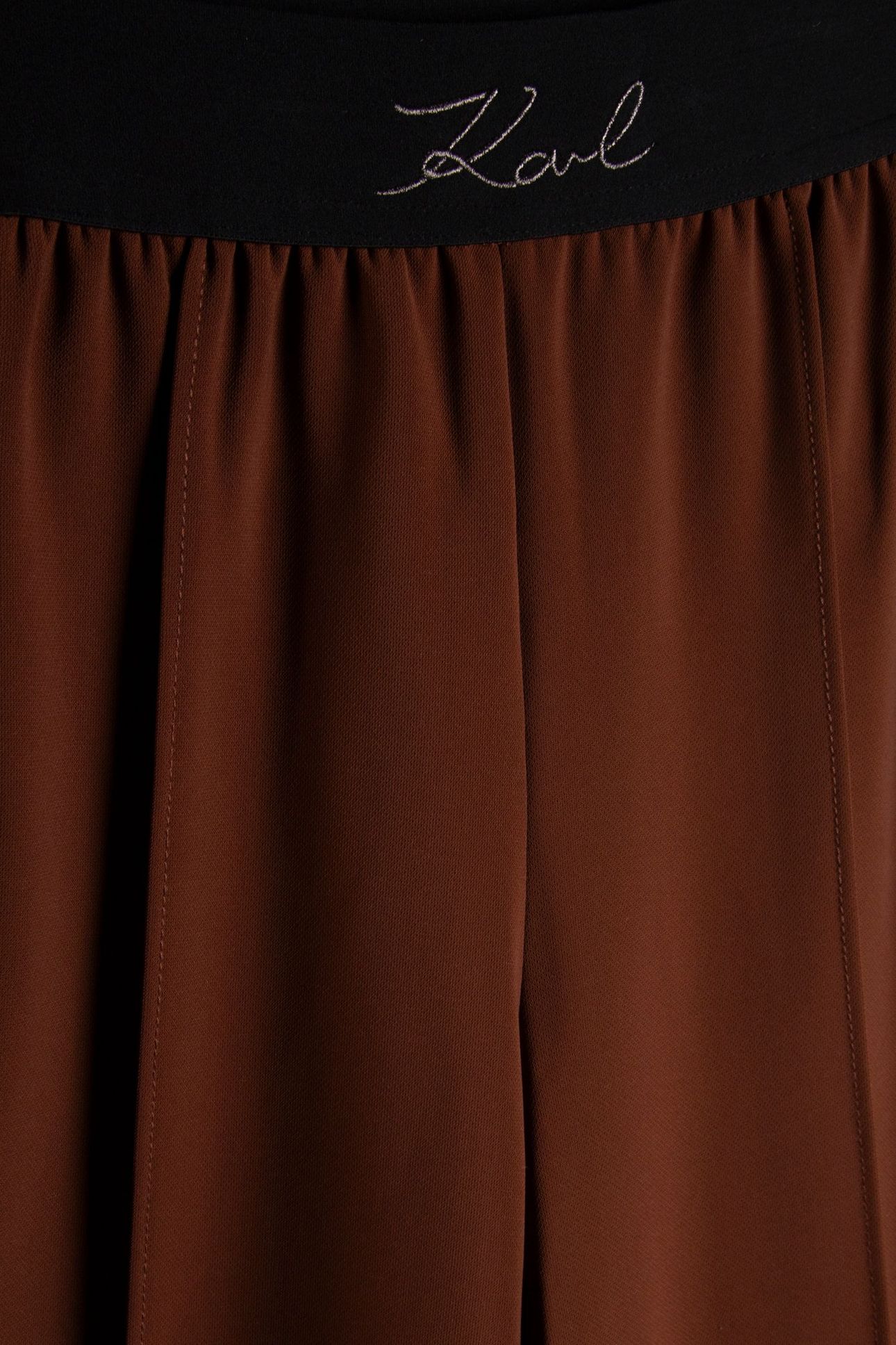 CADY ELASTIC WAIST PANTS FRIAR BROWN 4