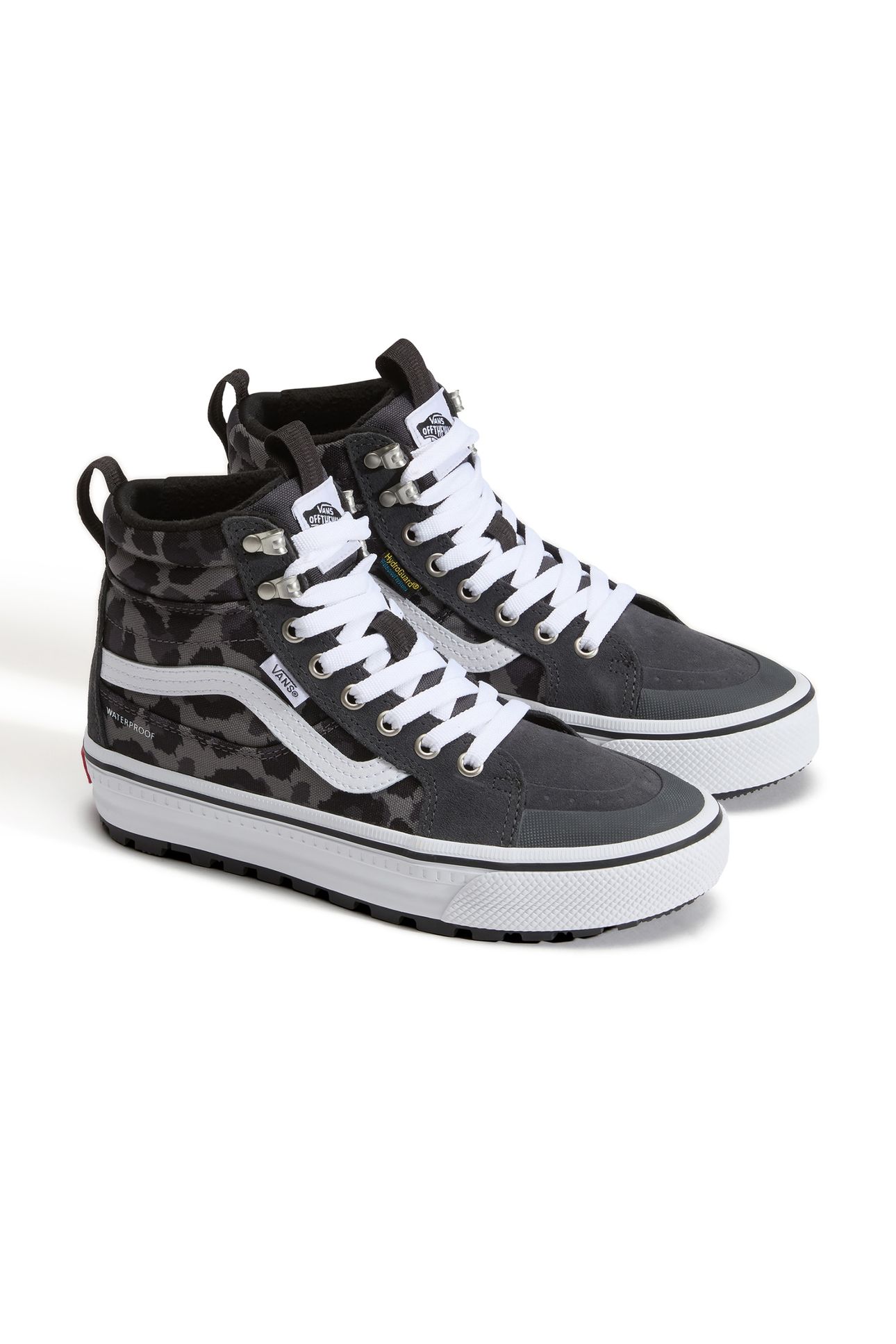 UNISEX SK8-HI WATERPROOF INSULATED MTE LEOPARD CHARCOAL GREY 3