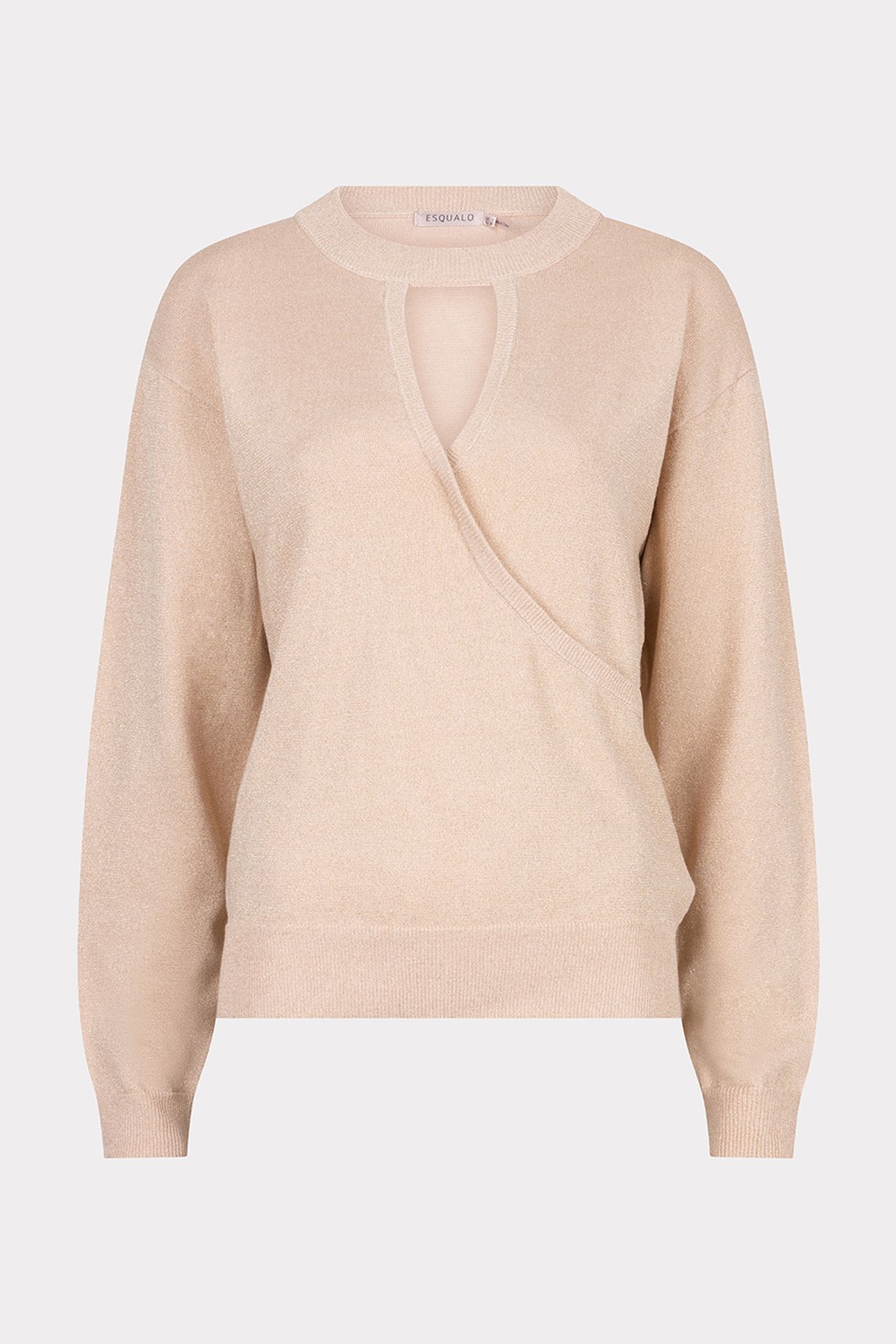 SWEATER L/SLVE WRAPOVER LUREX CANDY 1