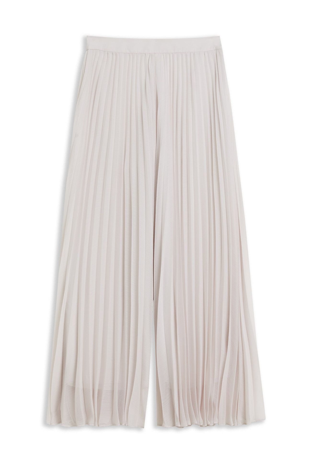 YOSHINO WIDE LEG PLEAT TROUSER WHITE 4