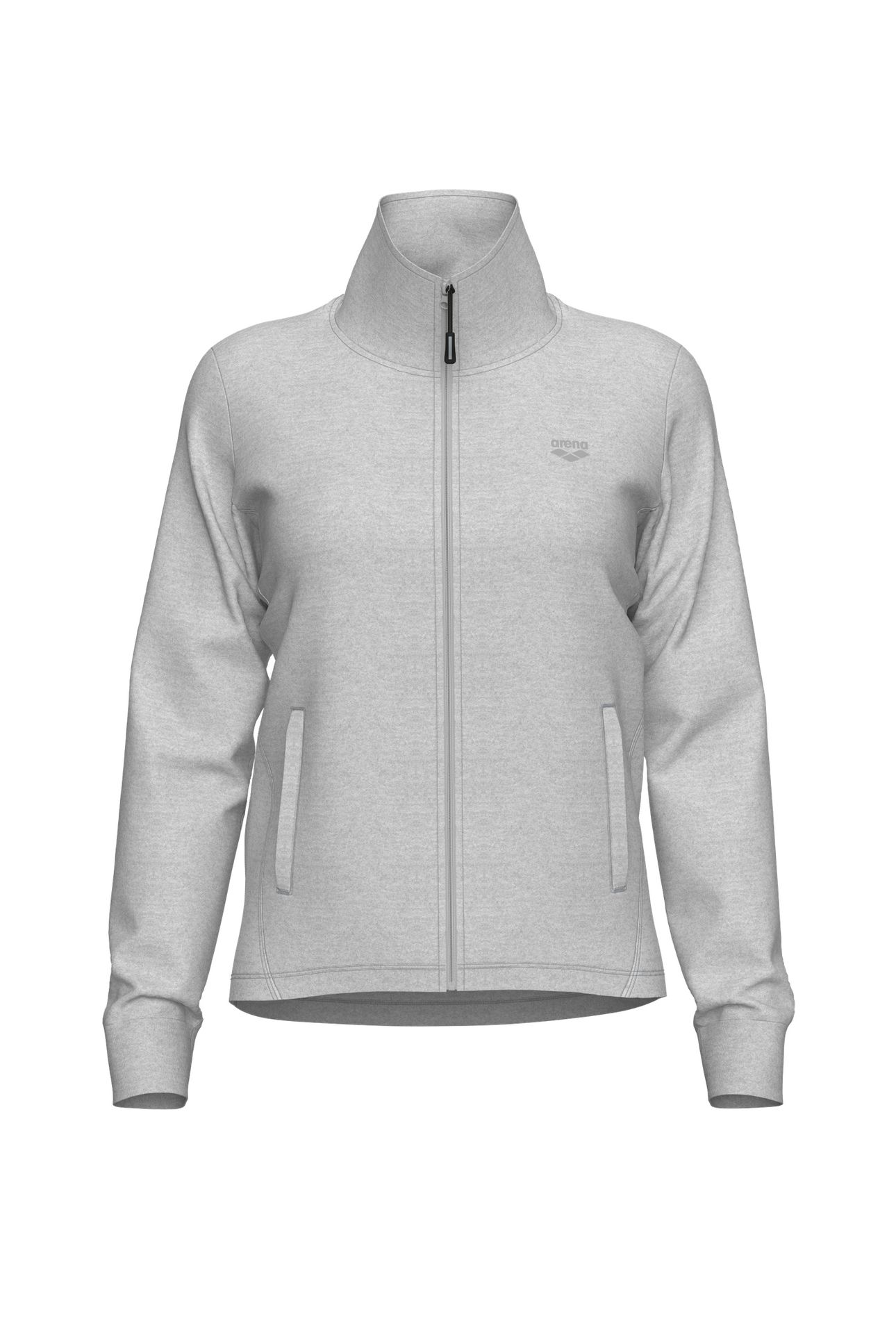 TEAM ESSENTIAL JACKET MEDIUM GREY HEATHER 1
