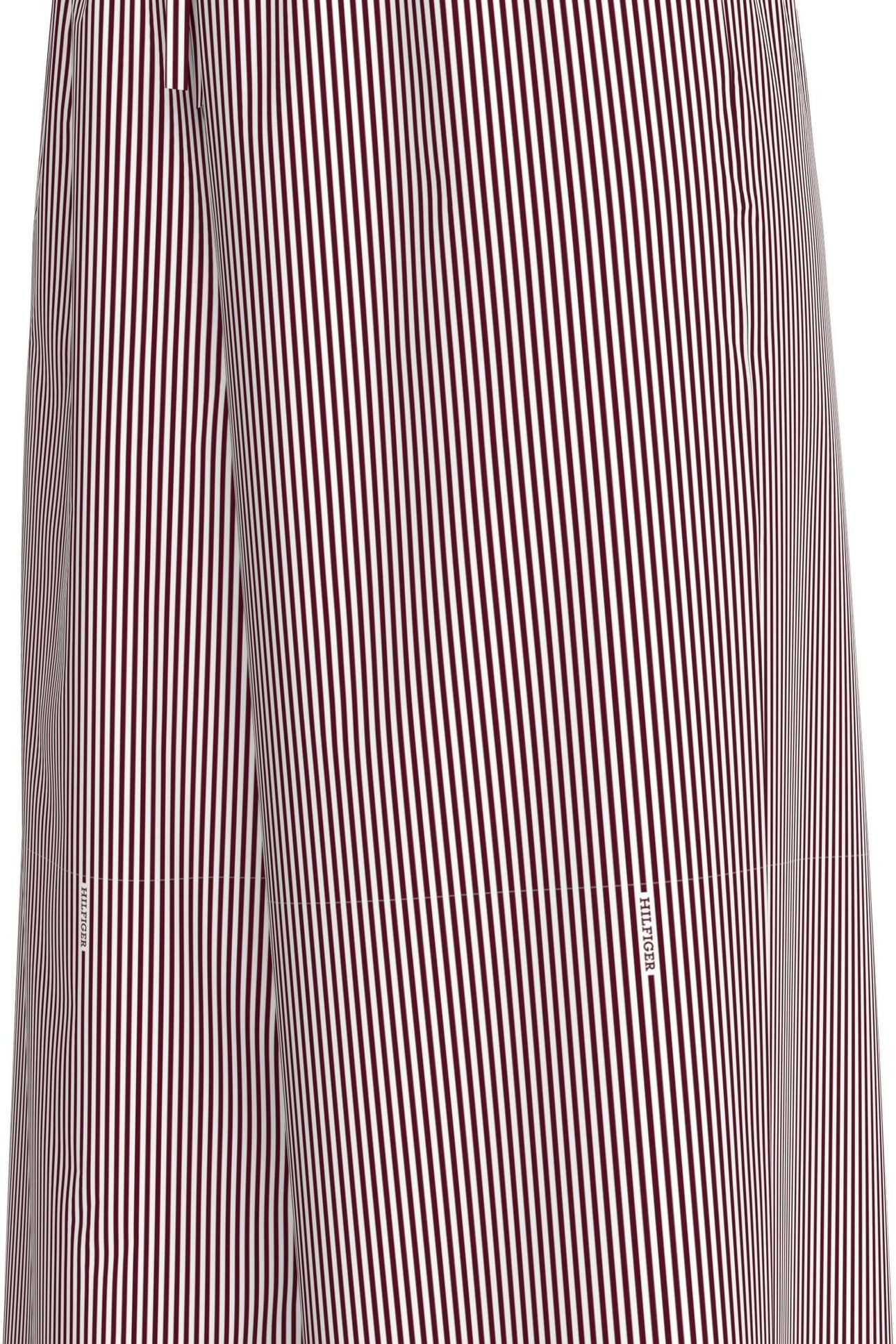 PRINT VISCOSE PANT MONOTYPE ITHACA STRIPE DEEP ROUGE 5
