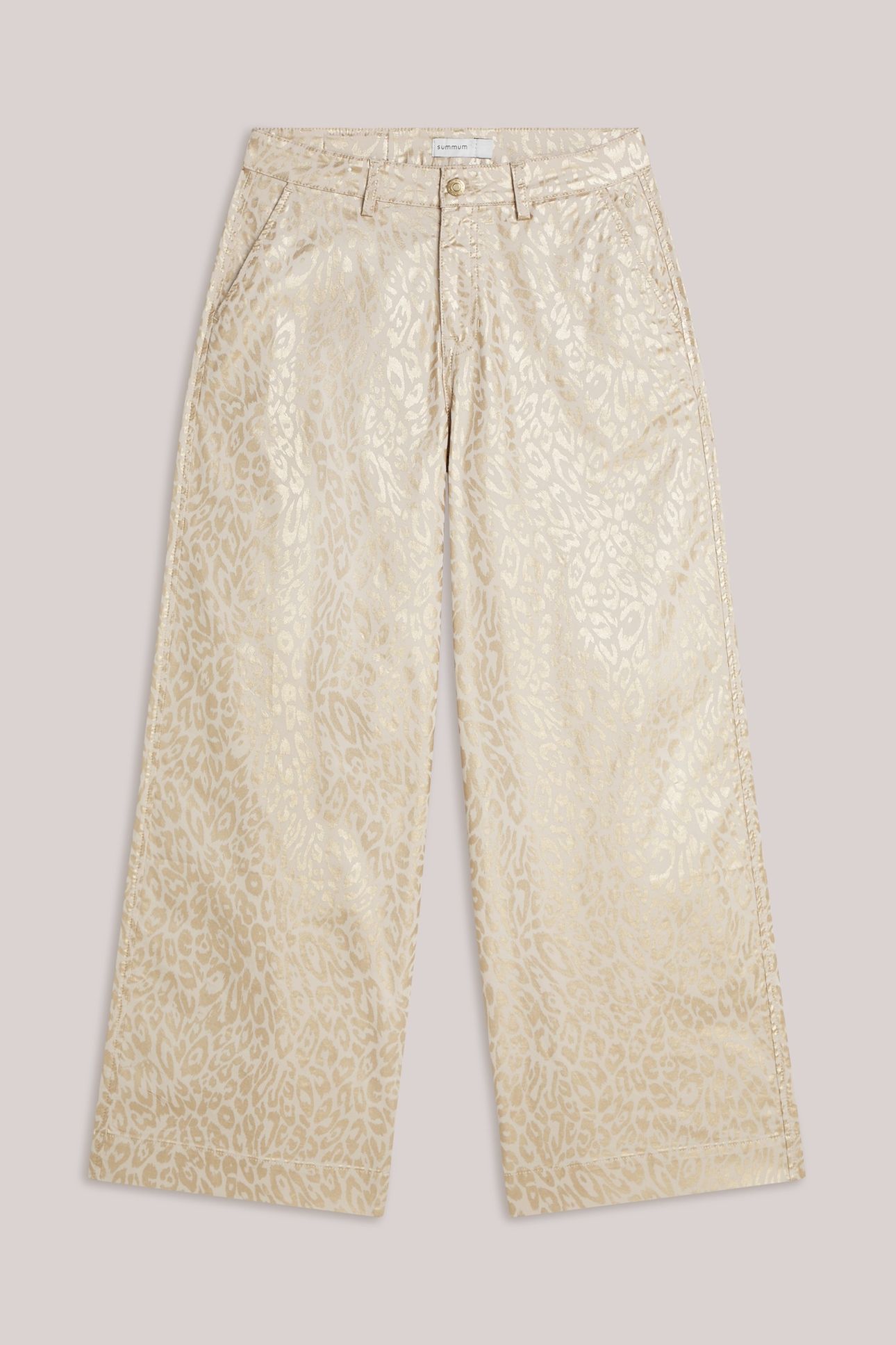 PALAZZO LEOPARD STRETCH TWILL WHITES 3