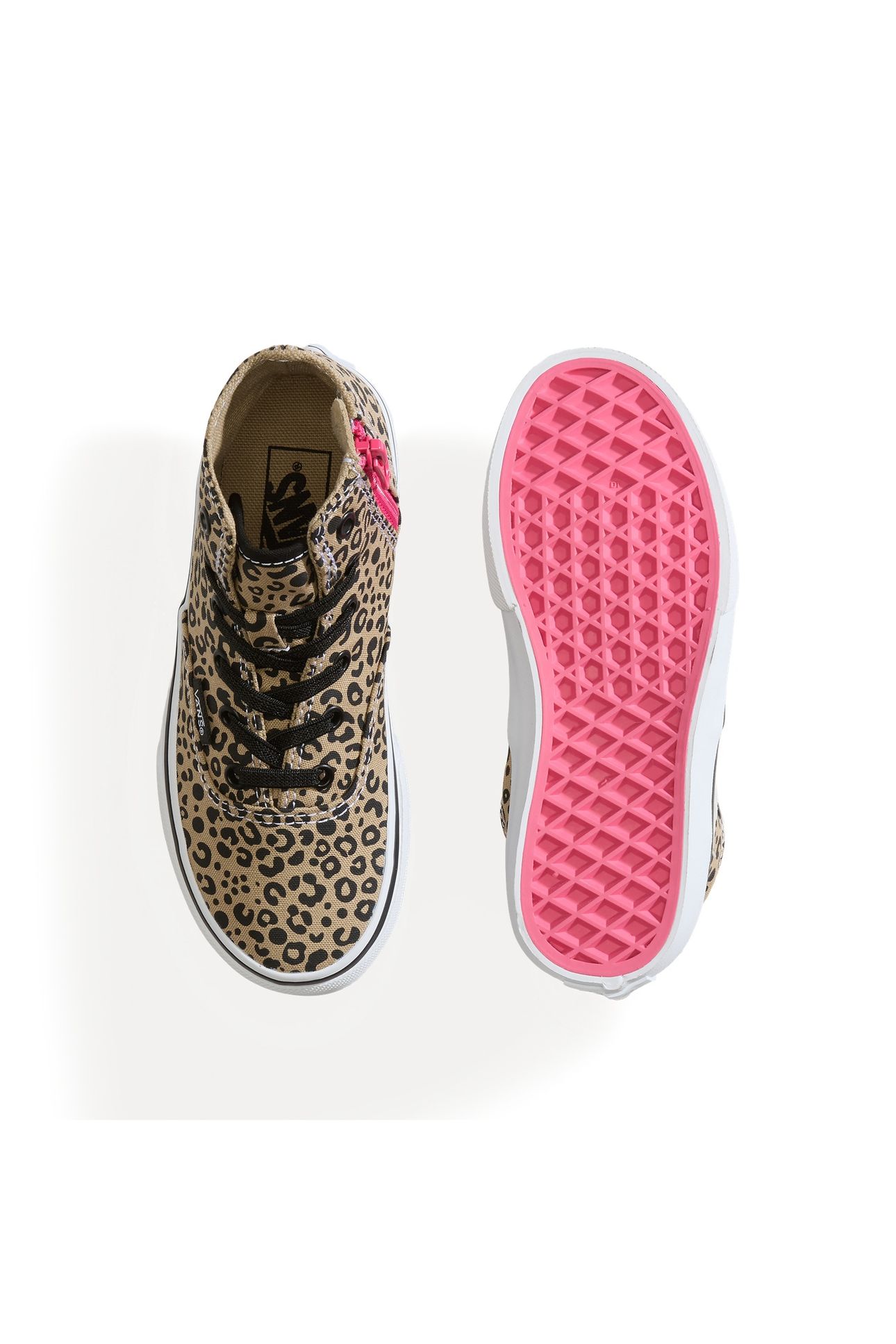 YOUTH UNISEX AUTHENTIC HI 2.0 ZIP LEOPARD POP INCENSE/PINK V 5