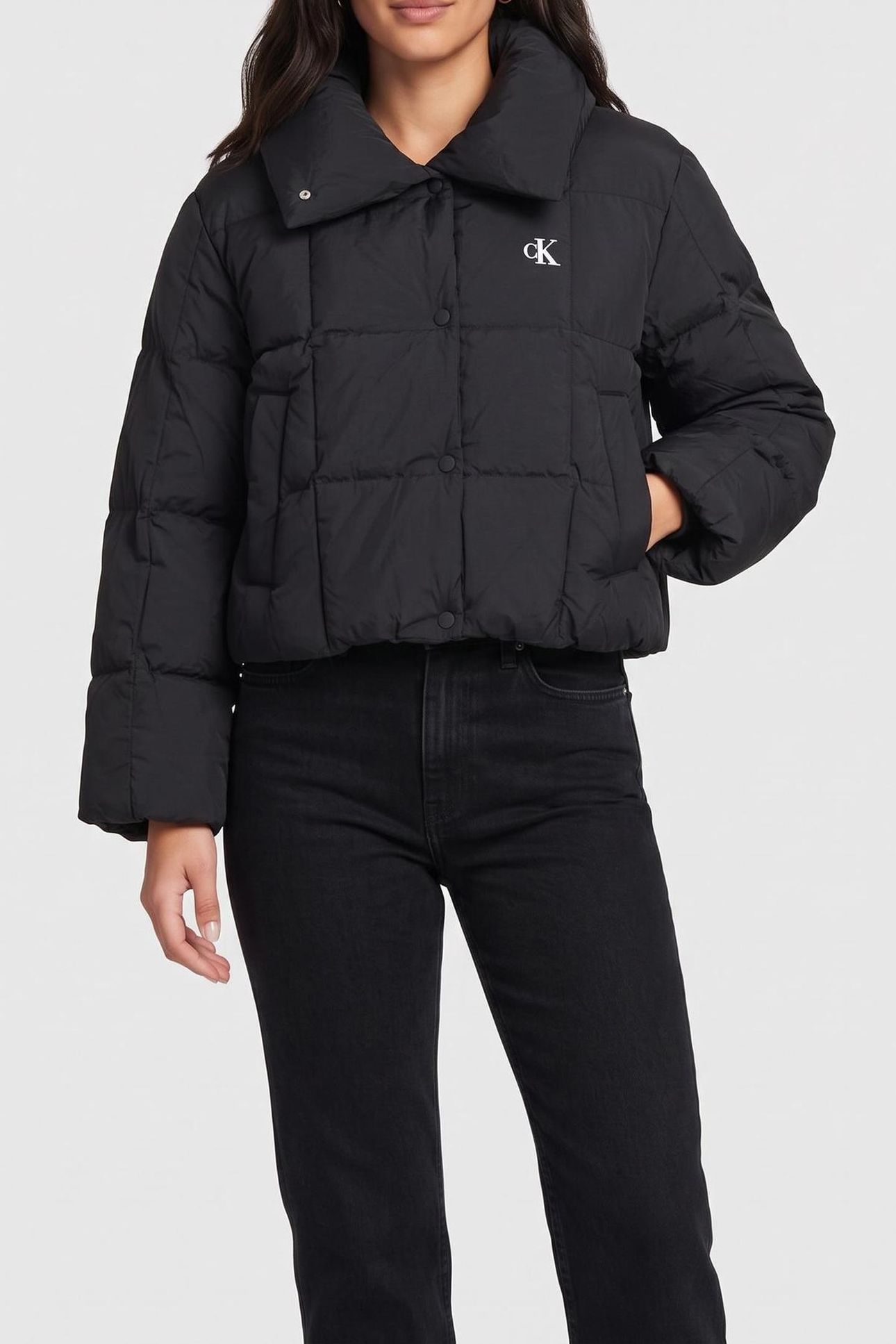 SHORT DOWN PUFFER BLACK 1