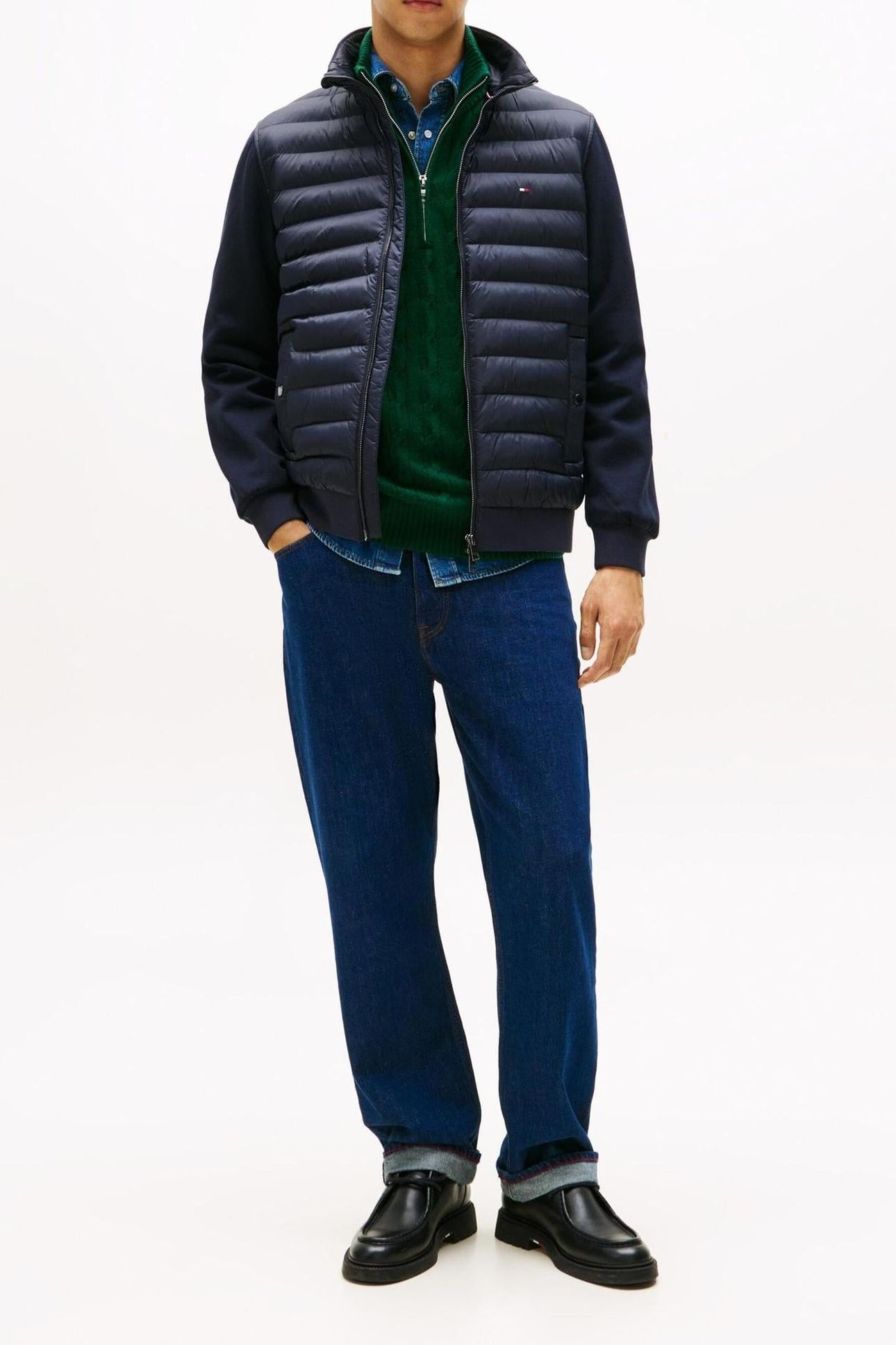 MIX MEDIA ESSENTIAL RWB SWEATSHIRT NAVY BLUE 2