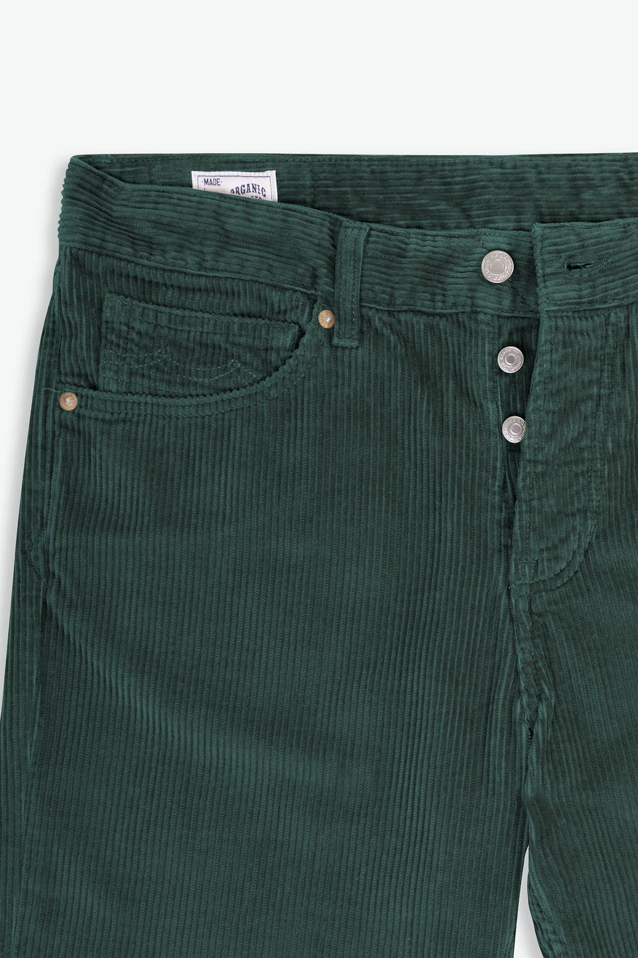 SUSHAN CORD PANTS DARK GREEN CORD 3