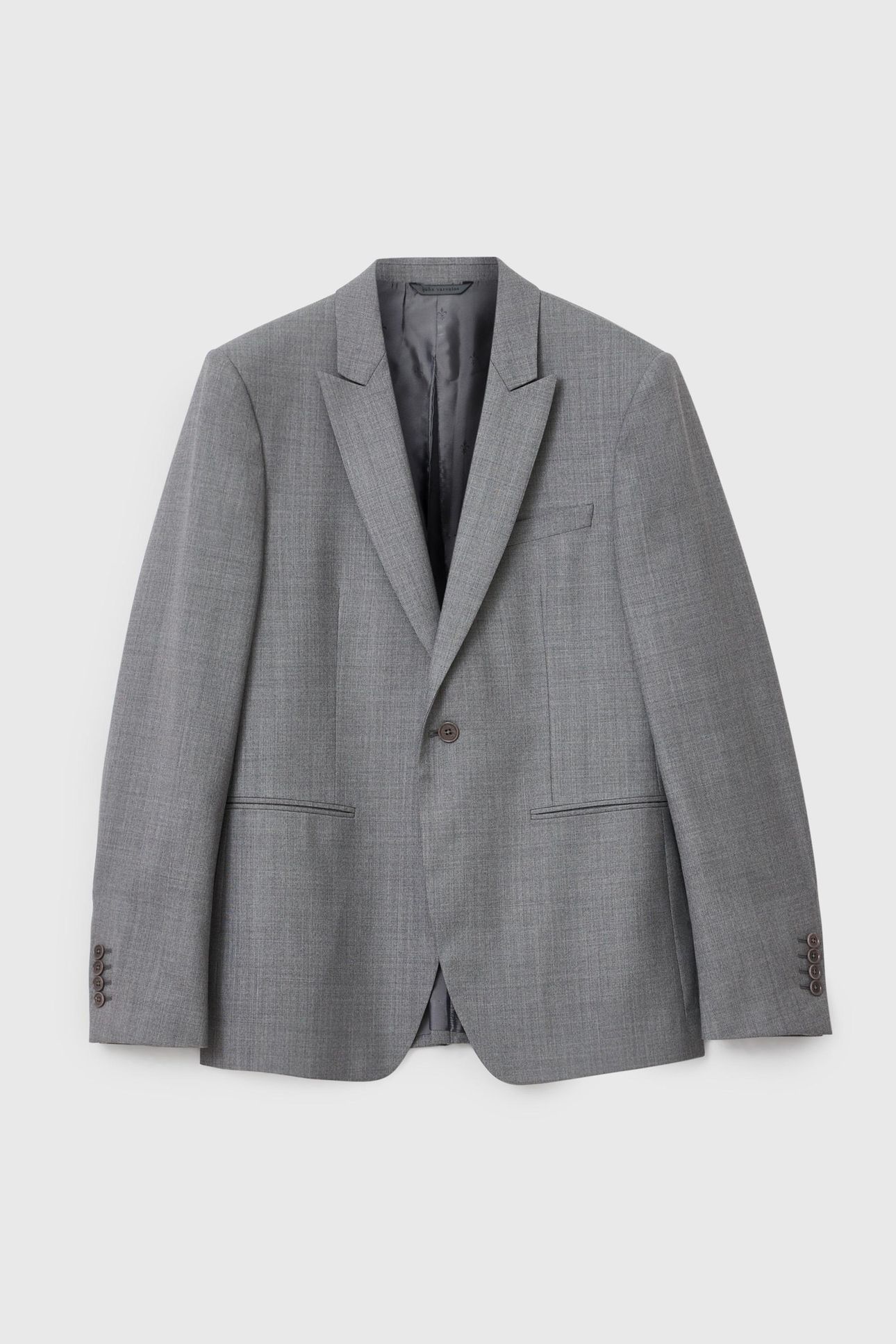 NINO JACKET - AUSTIN FIT - ONE BUTTON STONE GREY 2