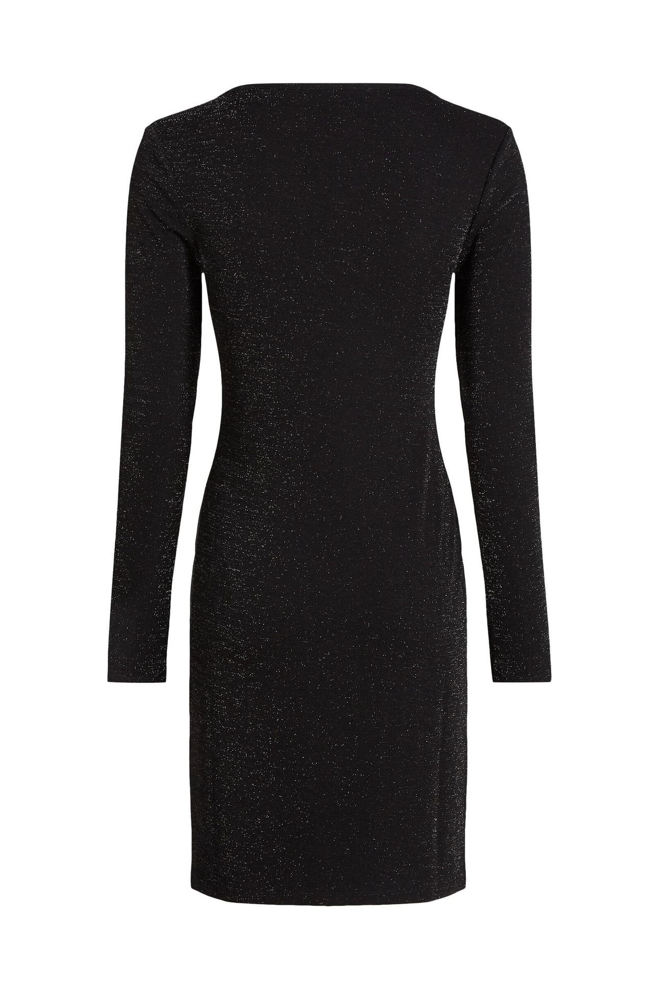 FAN LUREX JERSEY DRESS BLACK LUREX 2