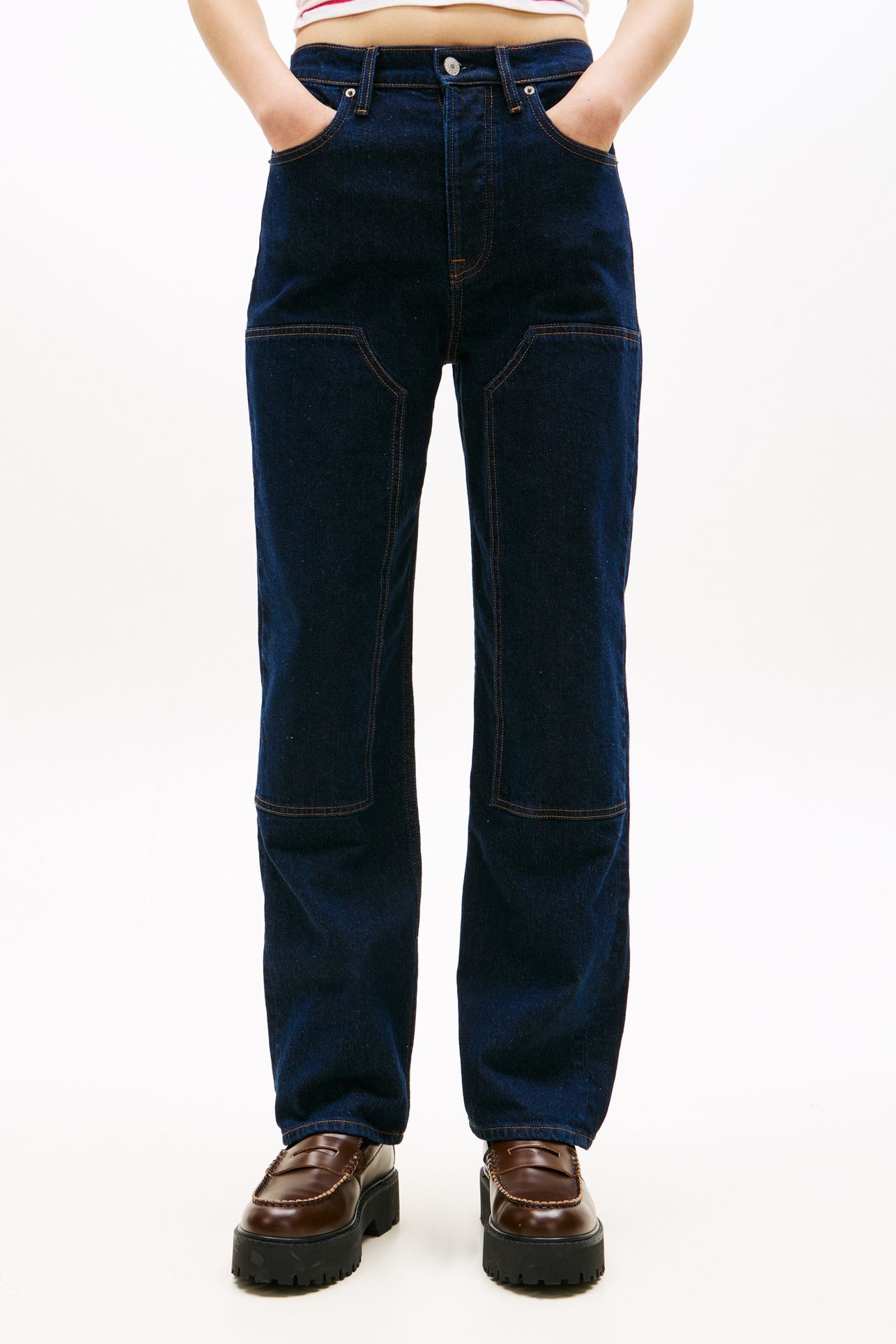 LAYLA HIGH RISE STRAIGHT JEANS DENIM 1