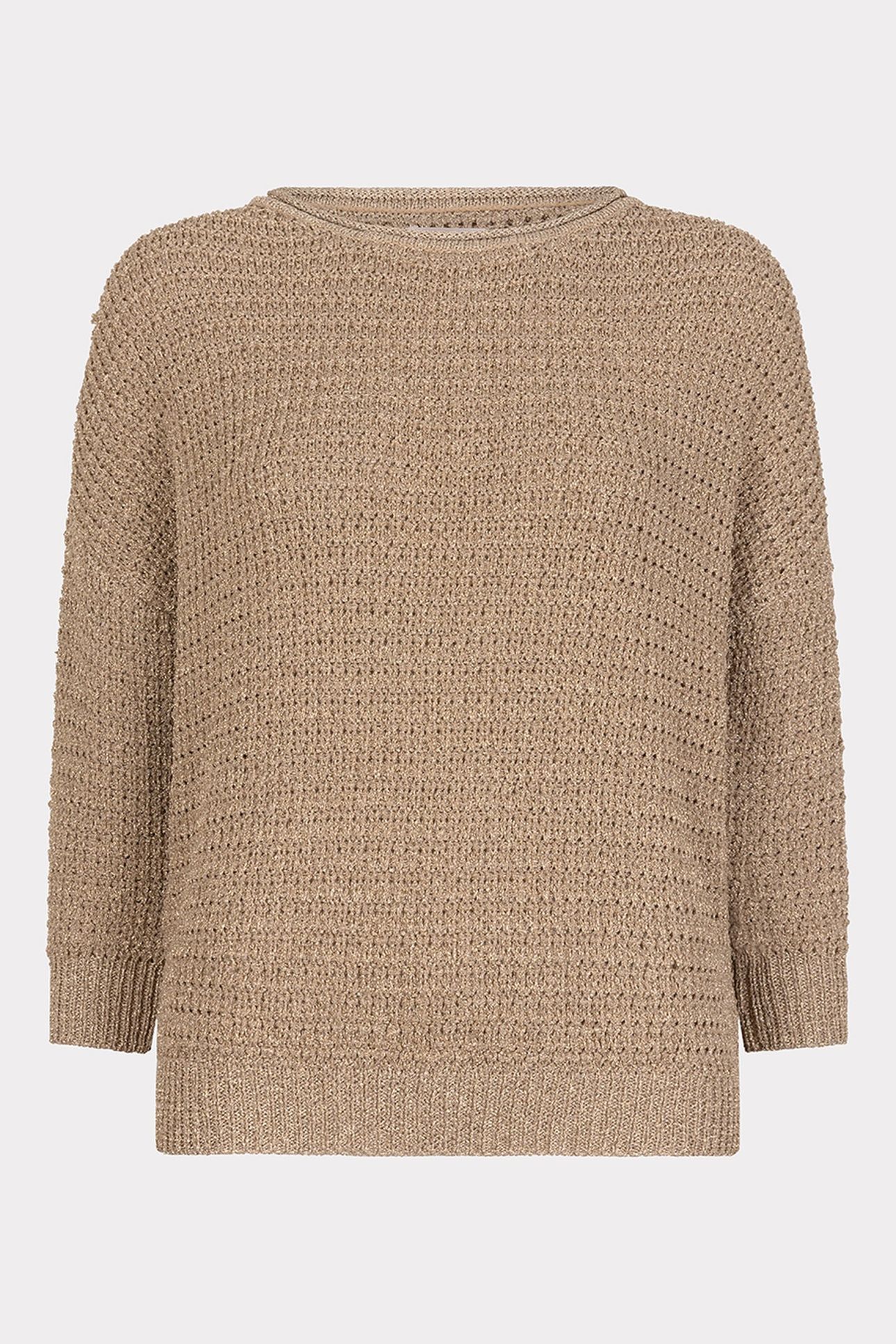 SWEATER OVERSIZED LUREX SAND 4