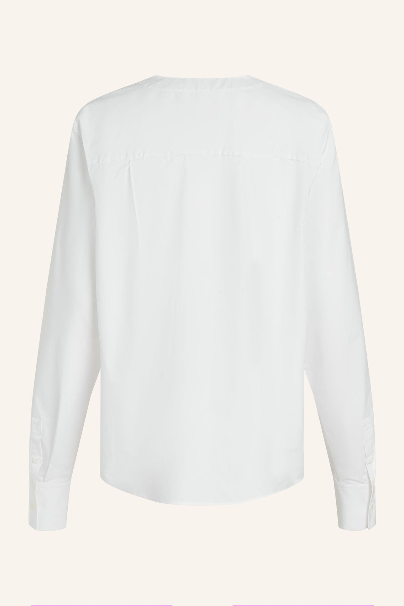 STUDIO POPLIN BLOUSE WHITE 5