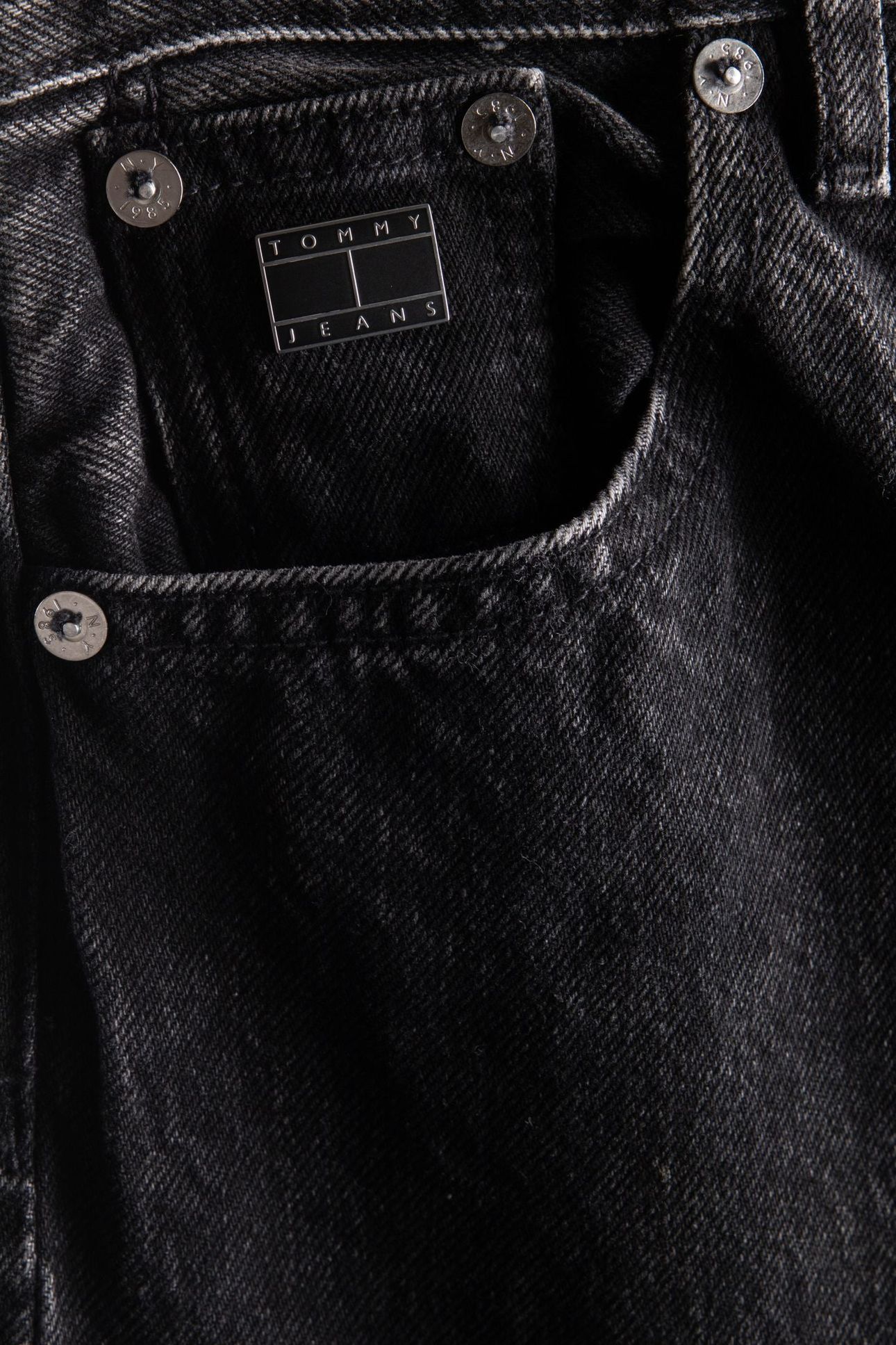LOOSE STRAIGHT EI408 DENIM BLACK 5