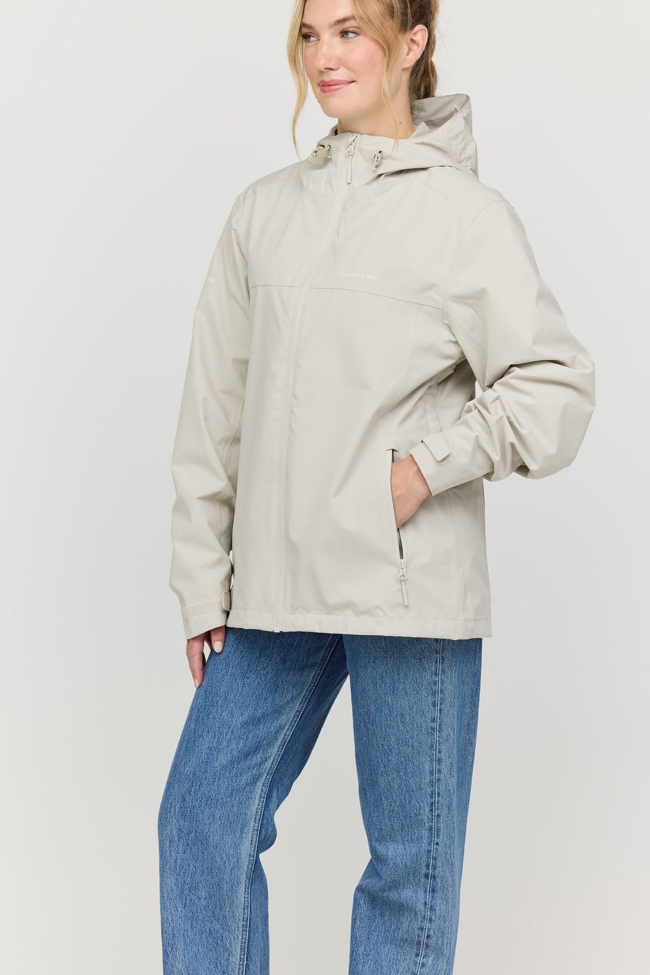 UNISEX HEAVY RAIN JACKET TOP LAYER SANDSTONE 6