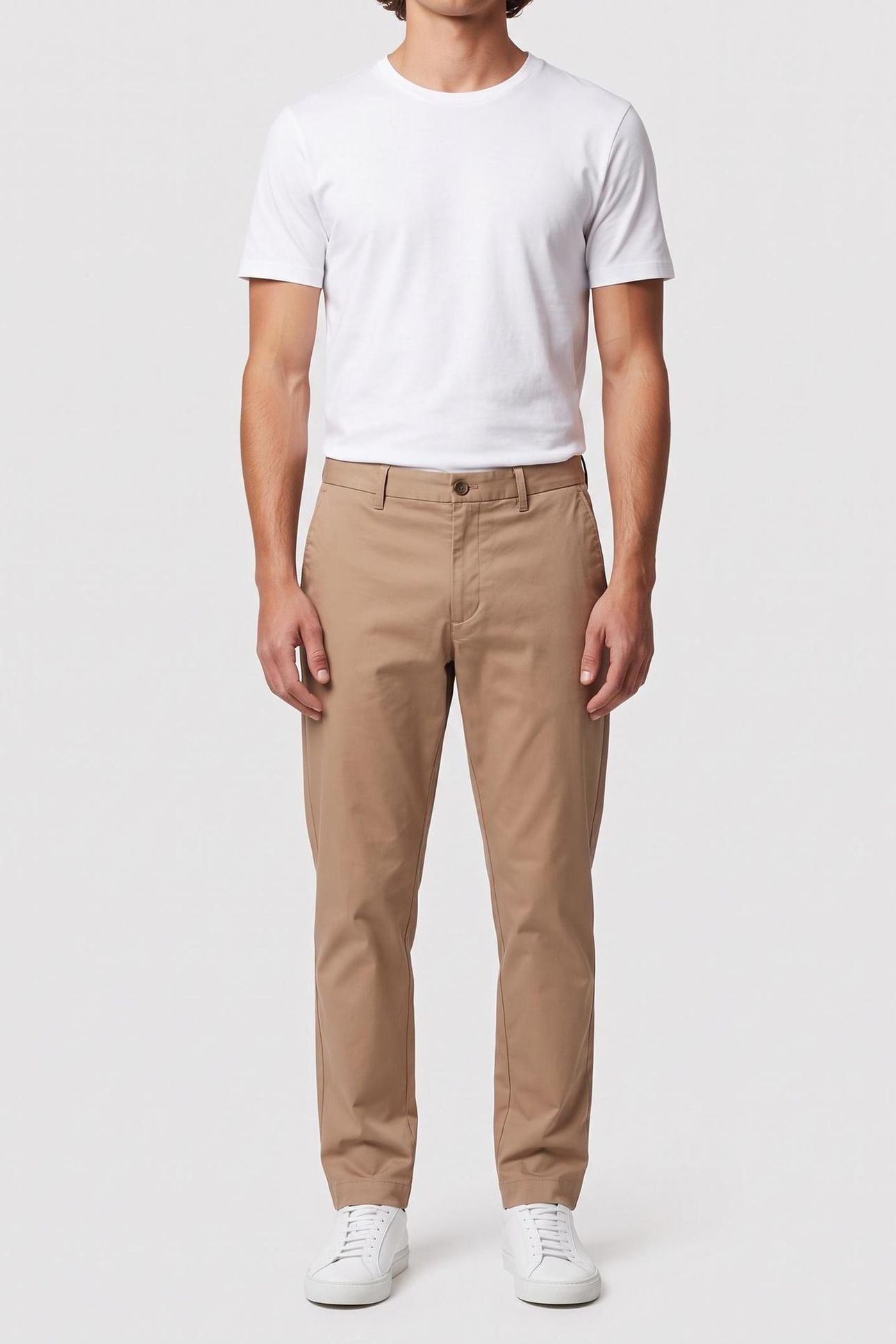 SLIM TAPERED SATEEN STONEHENGE 1