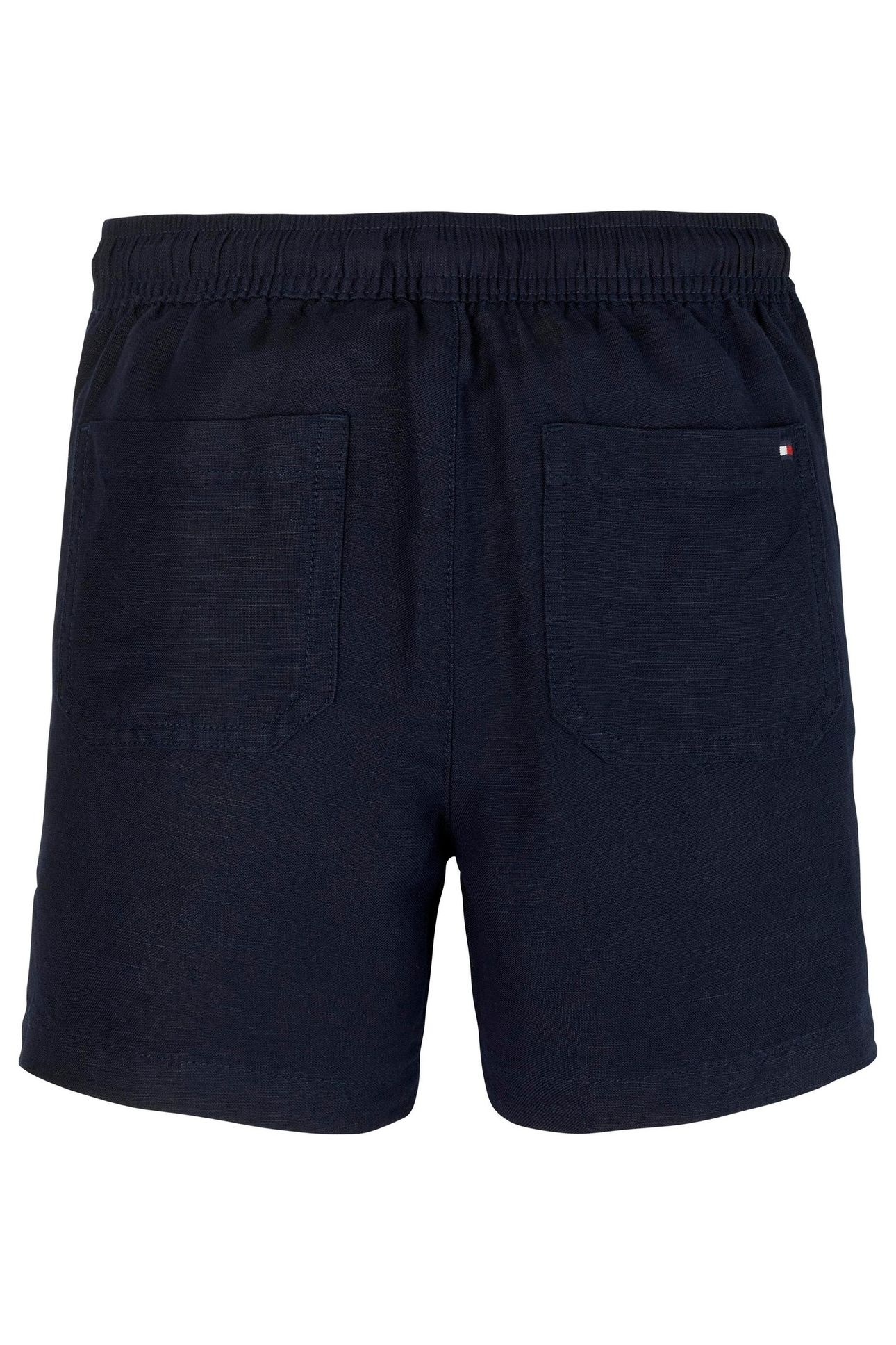 BOYS LINEN VISCOSE SHORT DARK NIGHT NAVY 2