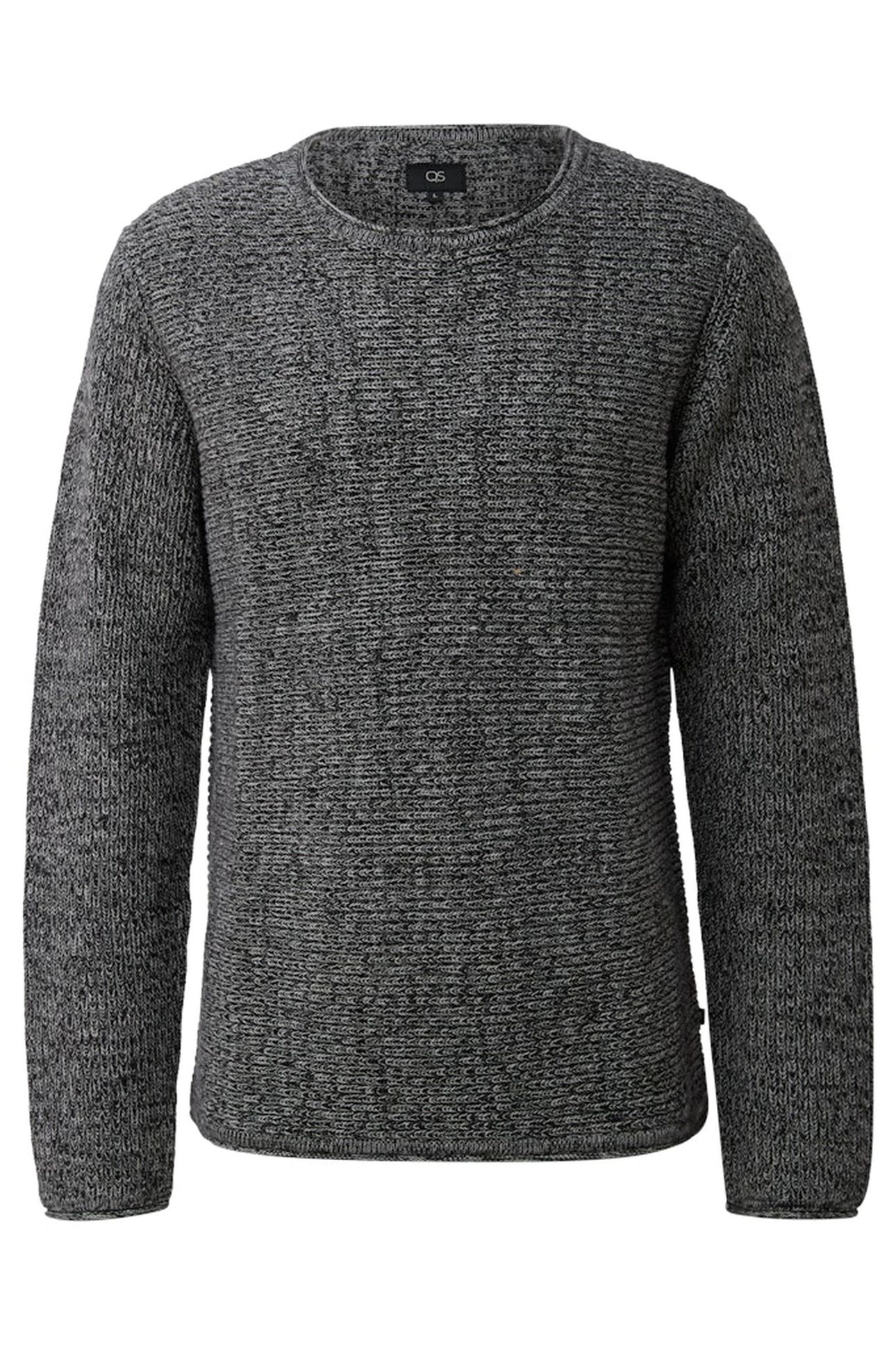 S.OLIVER-QS PULLOVER GREY/BLACK 4