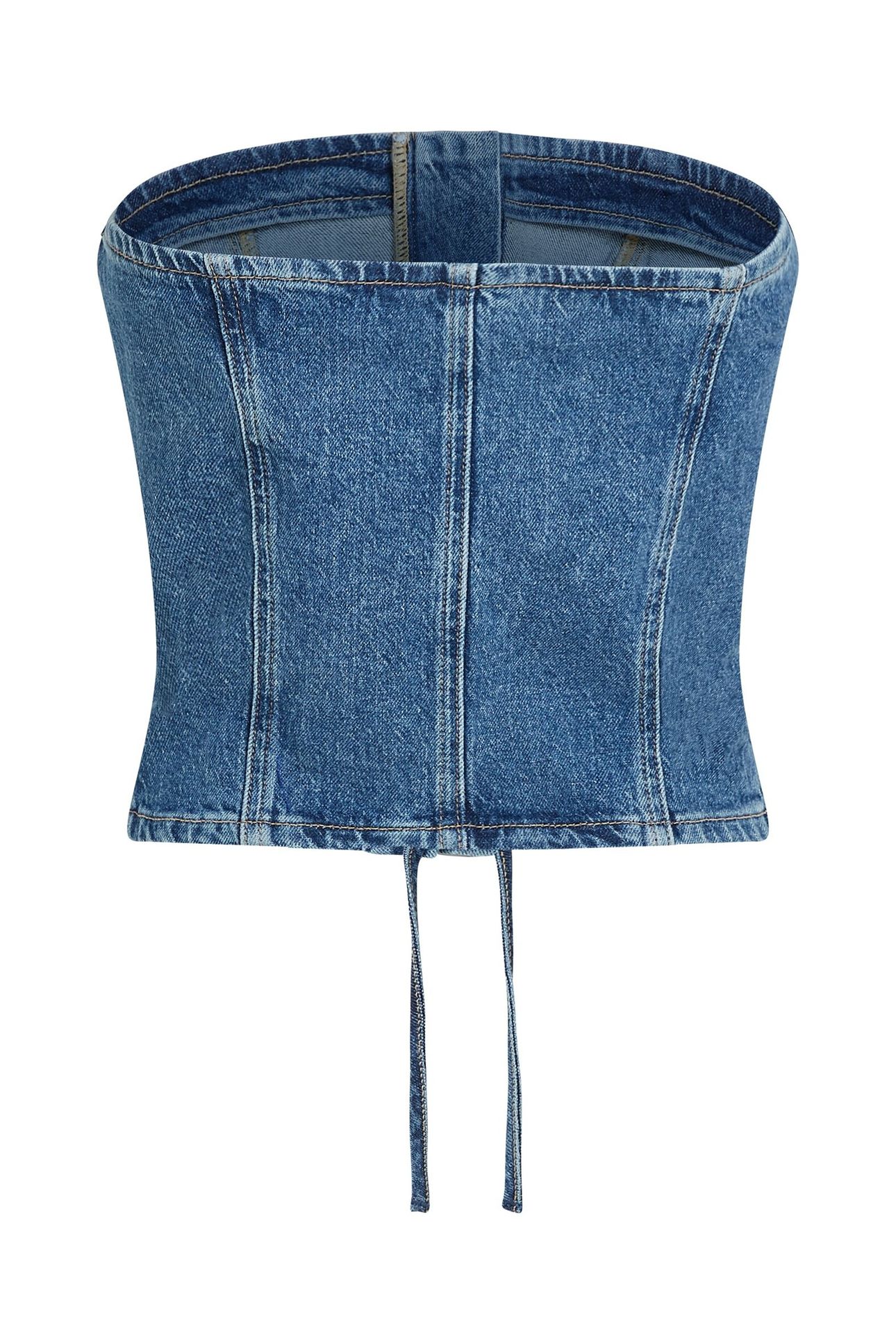 KLJ TIE BUSTIER STONE BLUE 5
