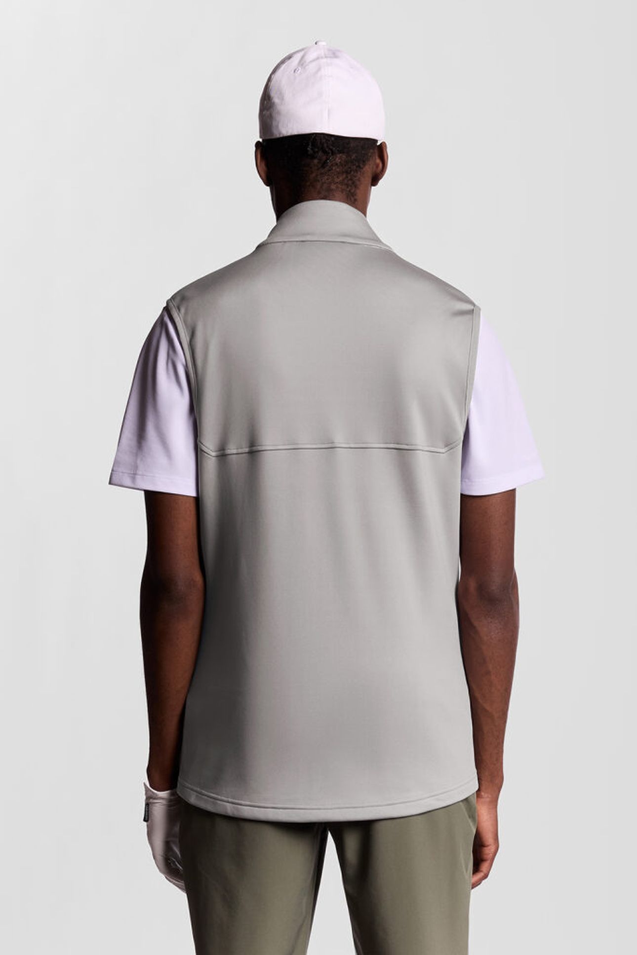 GOLF PRINTED WINDJAMMER FULL ZIP VEST TRUE IRON 2