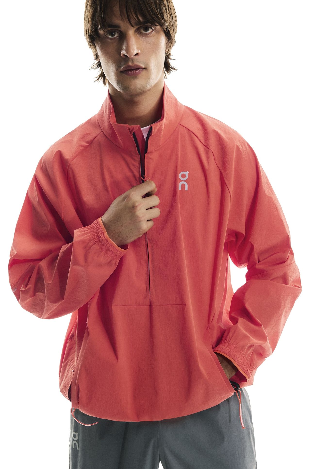 ALL-DAY 1/2 ZIP JACKET 1 CORAL 2