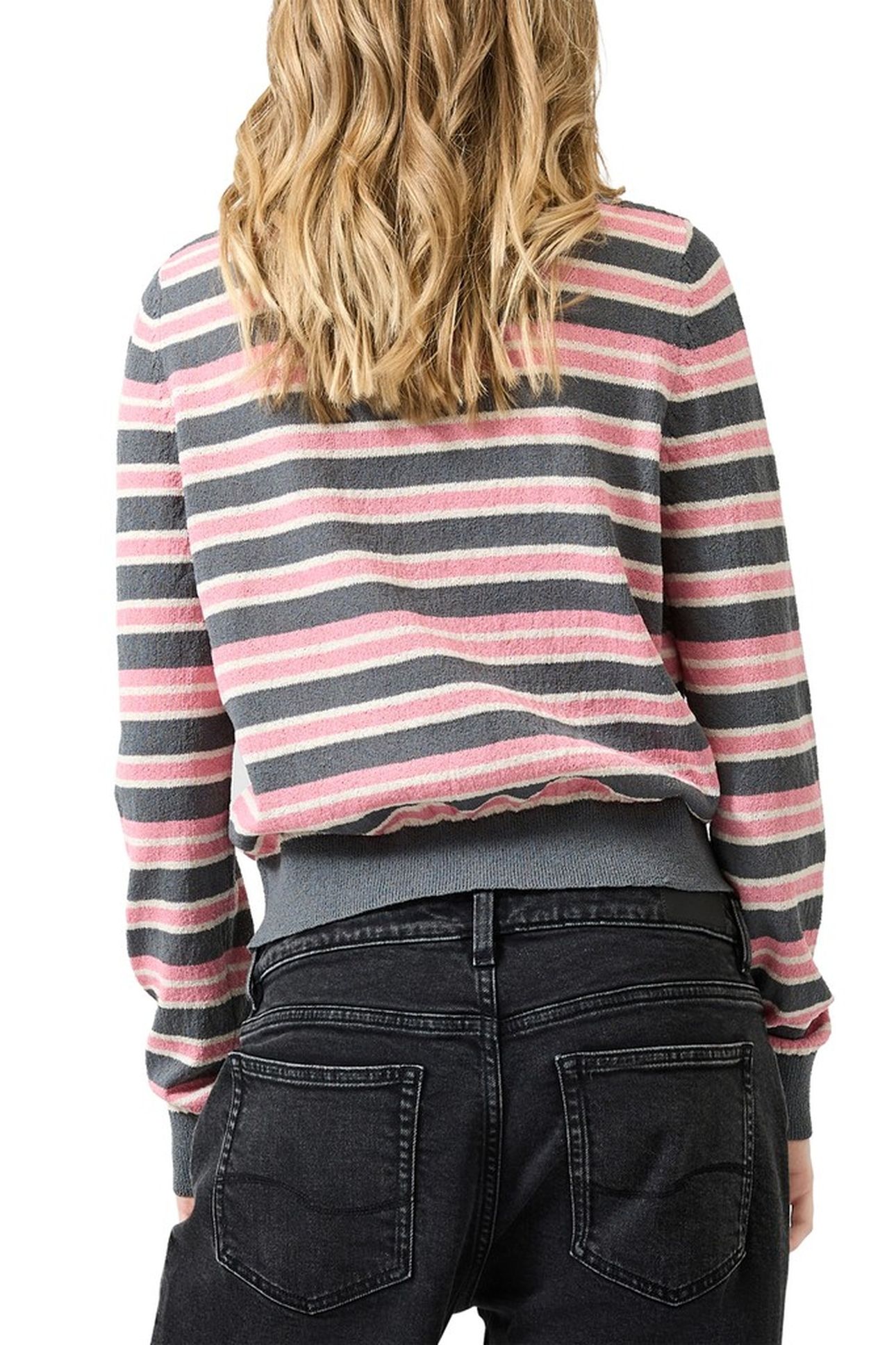 S.OLIVER-QS PULLOVERS GREY/BLACK 2