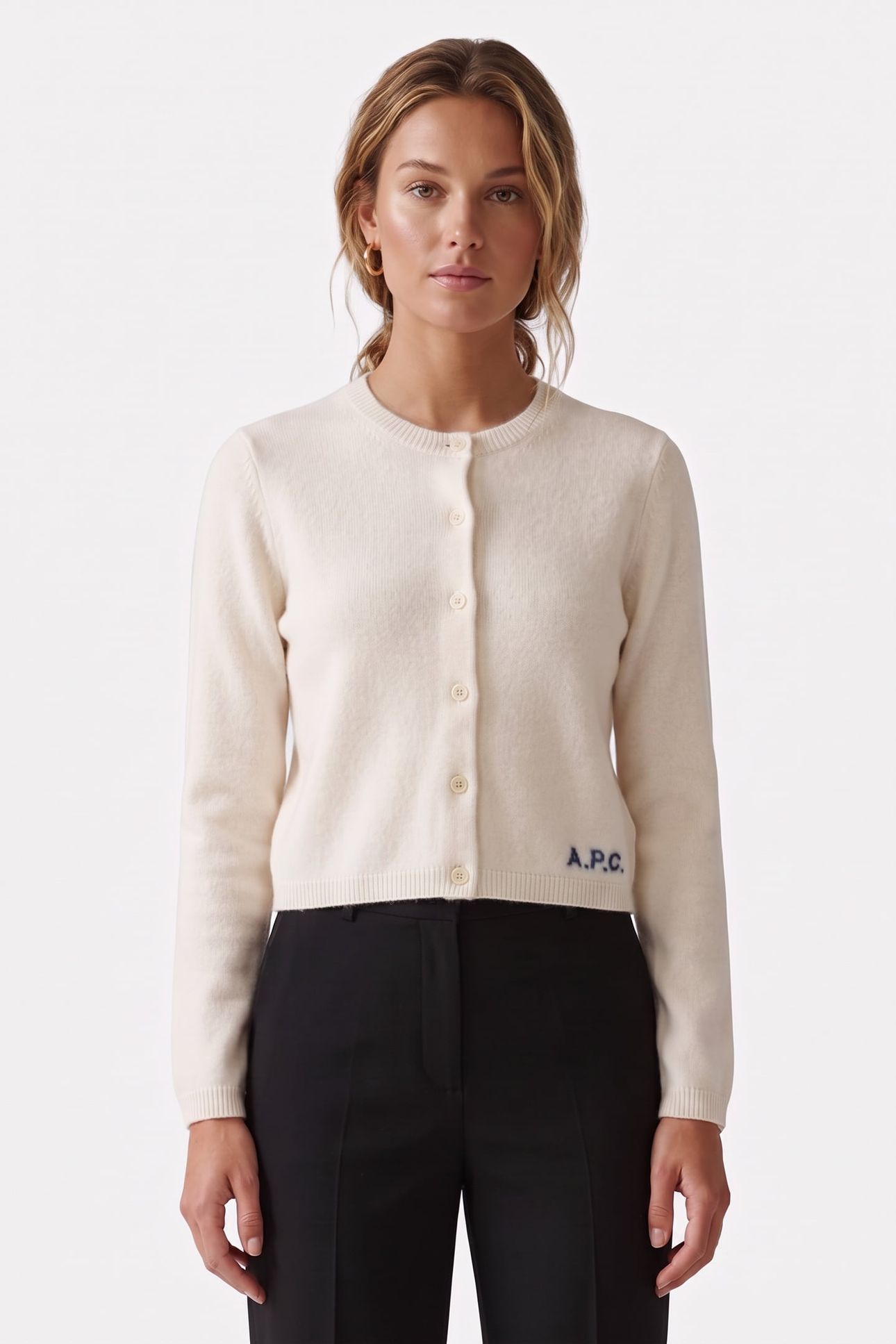CARDIGAN ECRU 1