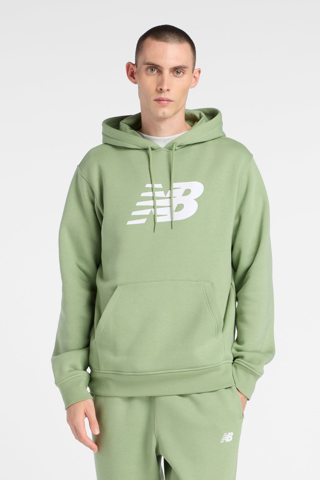 SPORT CORE BRUSHED HOODIE OREGANO 1