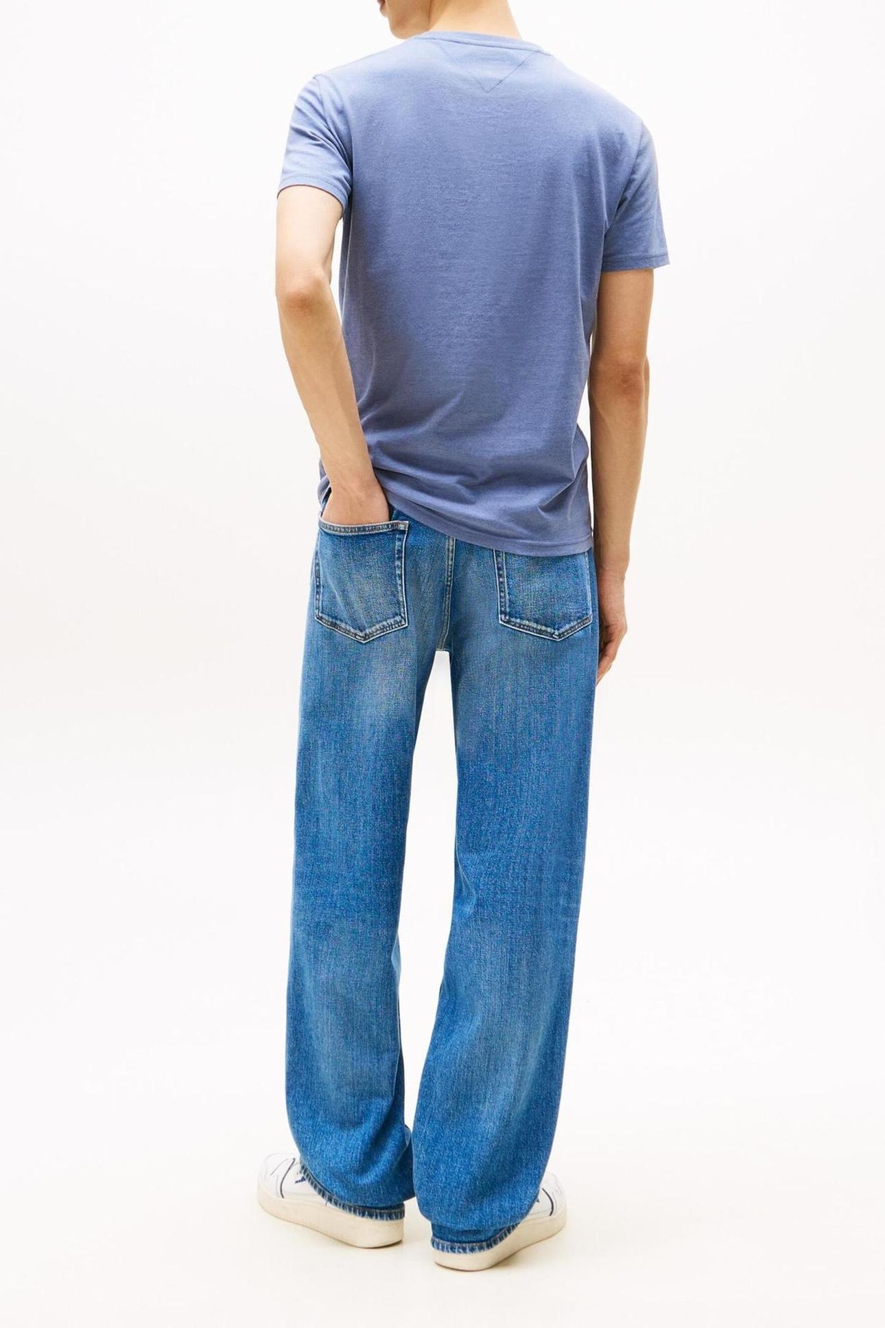 TJM XSLIM JASPE TEE BLUE MOMENT HEATHER 3