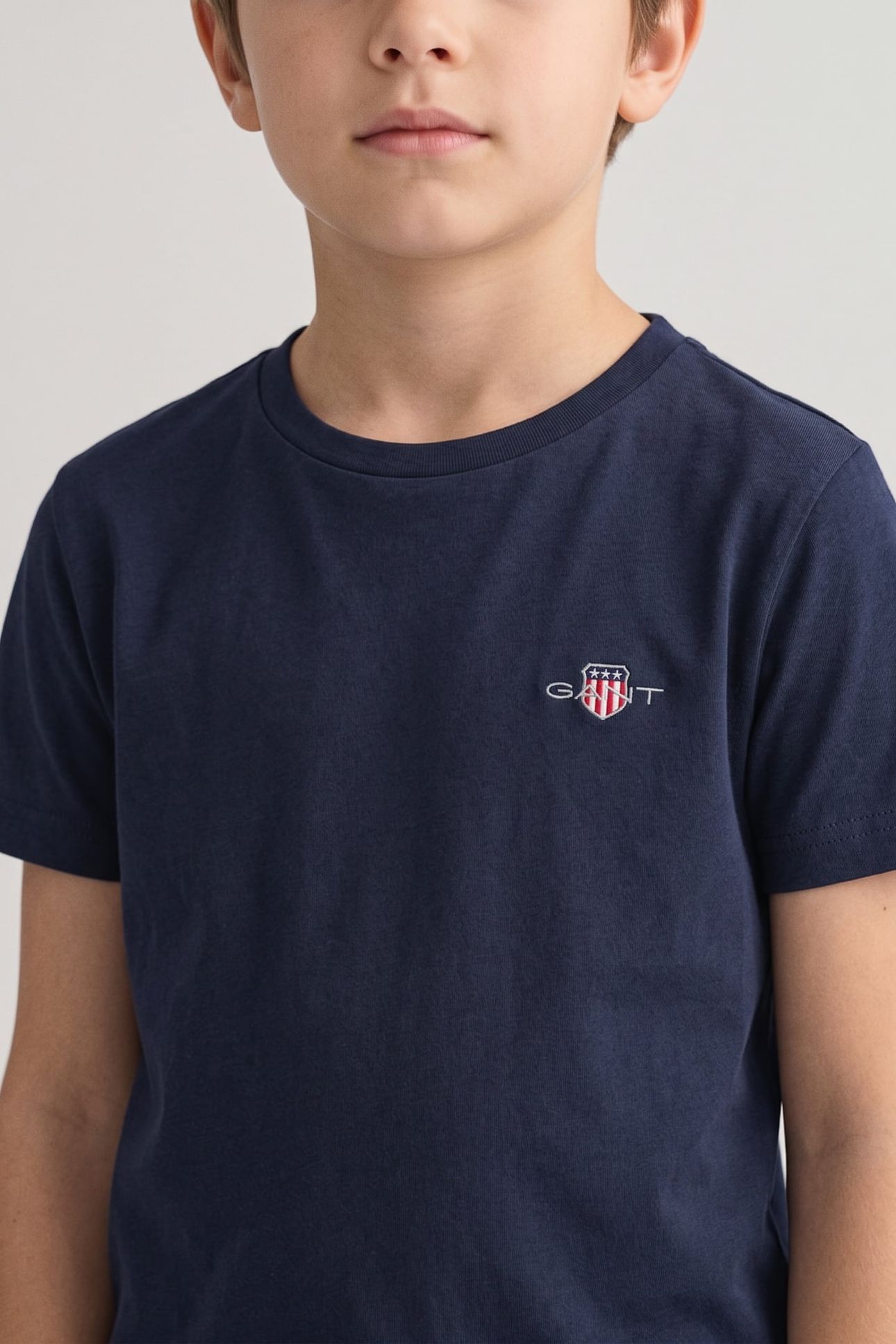 TEEN UNISEX C-NECK T-SHIRT 2-PACK MARINE 3