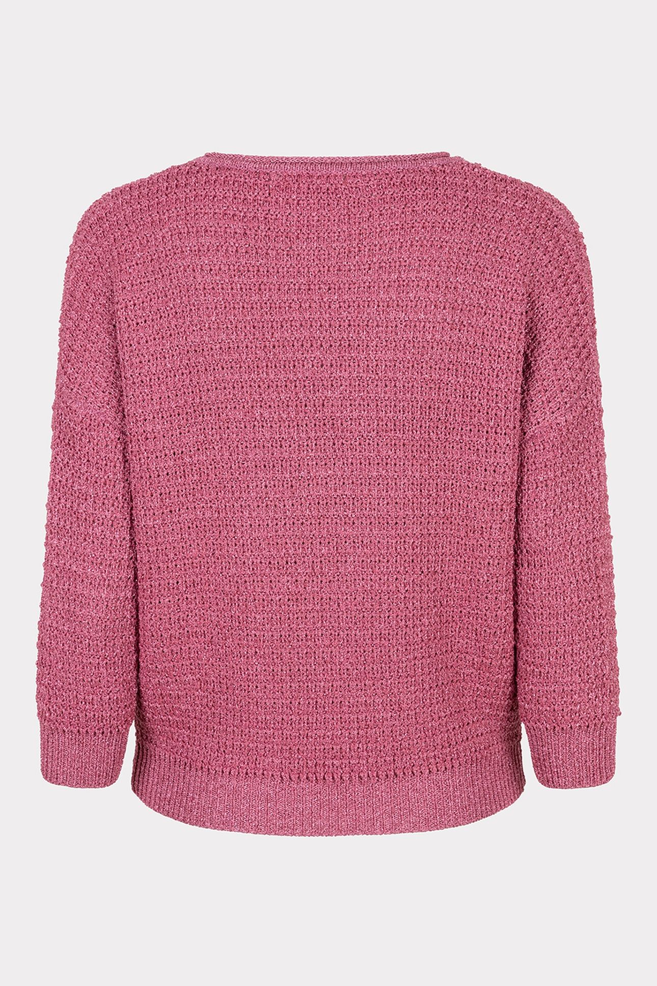 SWEATER OVERSIZED LUREX FRAMBOISE 5