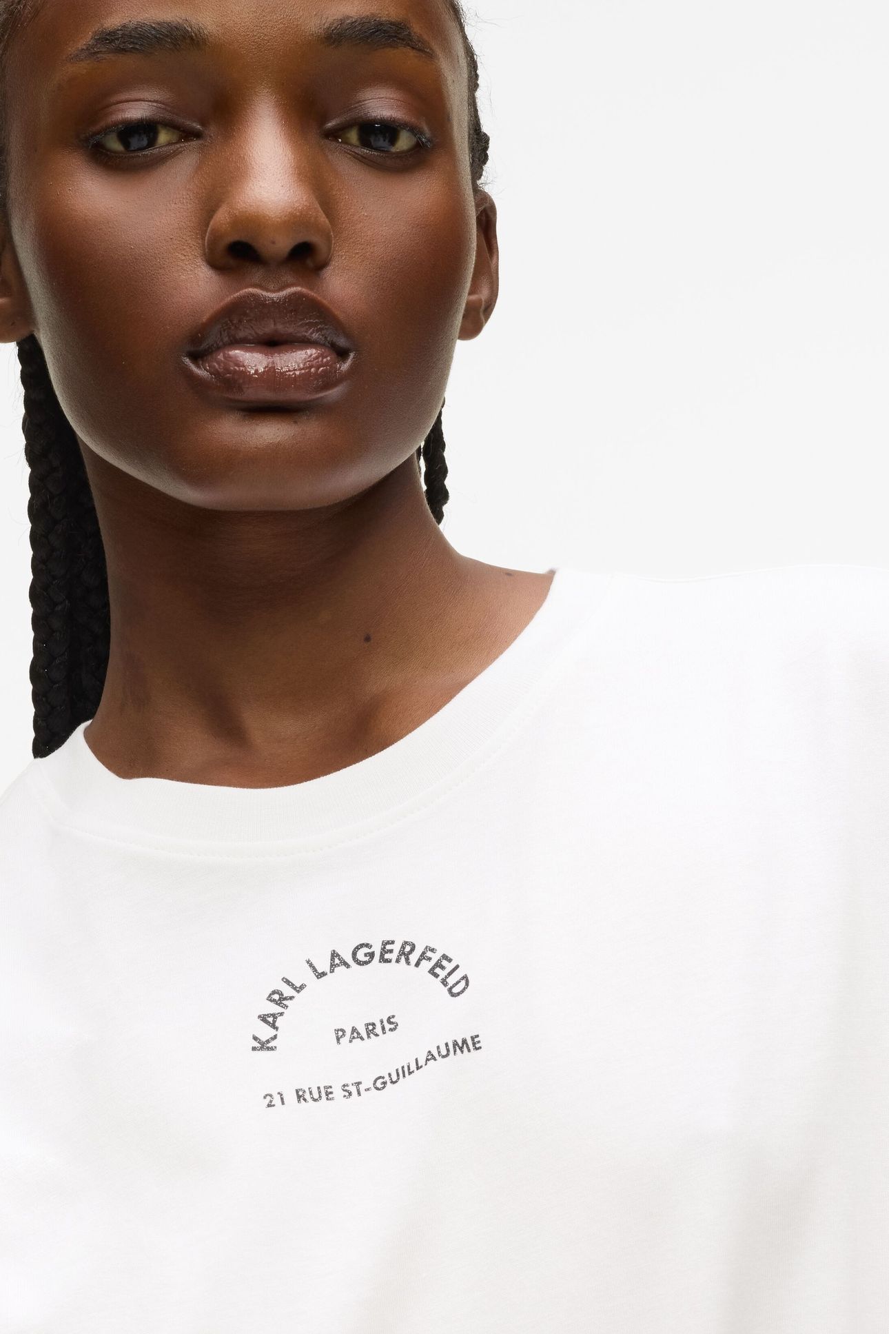 RSG GLITTER RELAXED T-SHIRT WHITE 6