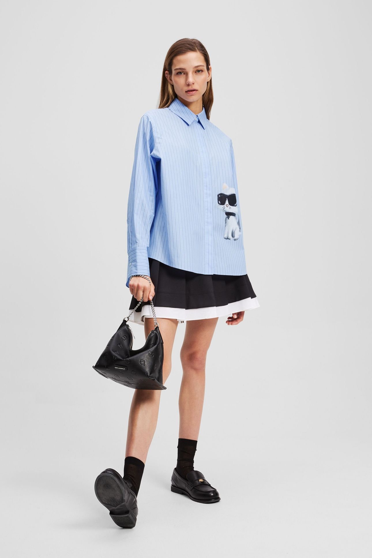 IKON STRIPE CHOUPETTE SHIRT BLUE-WHITE-BLACK STRIPE 3