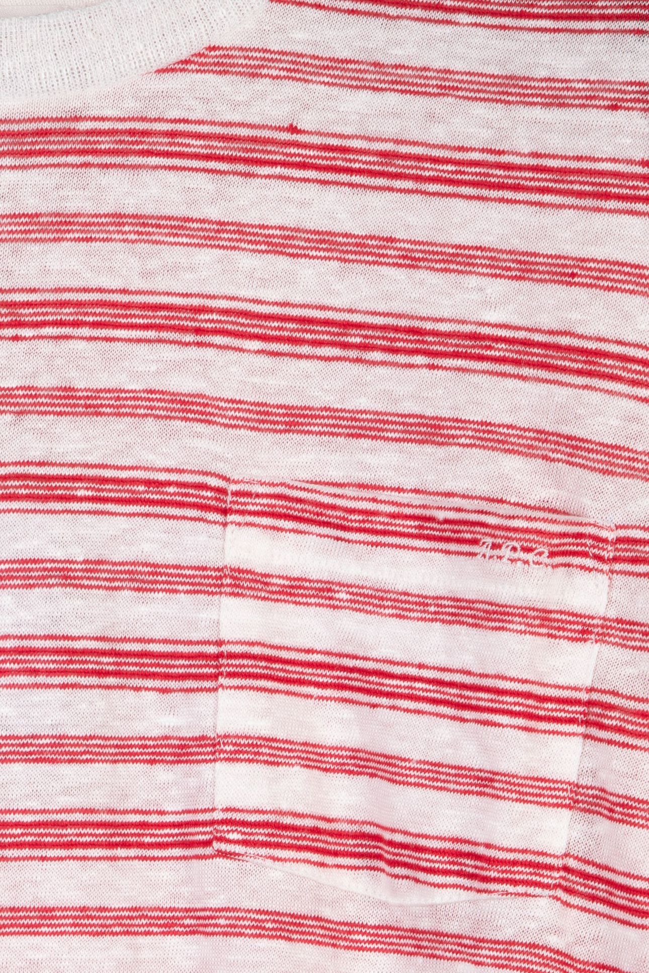TOP SHORT SLEEVE STRIPED RED 5