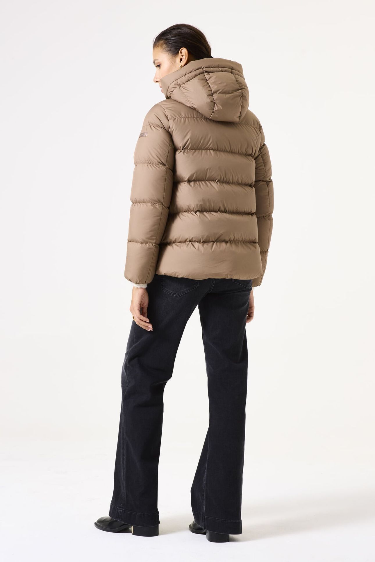 LADIES OUTDOOR JACKET WINTER TAUPE 3