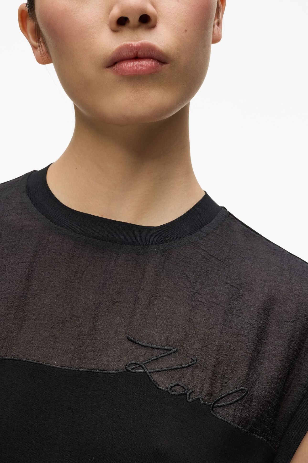SIGNATURE T-SHIRT DRESS BLACK 6