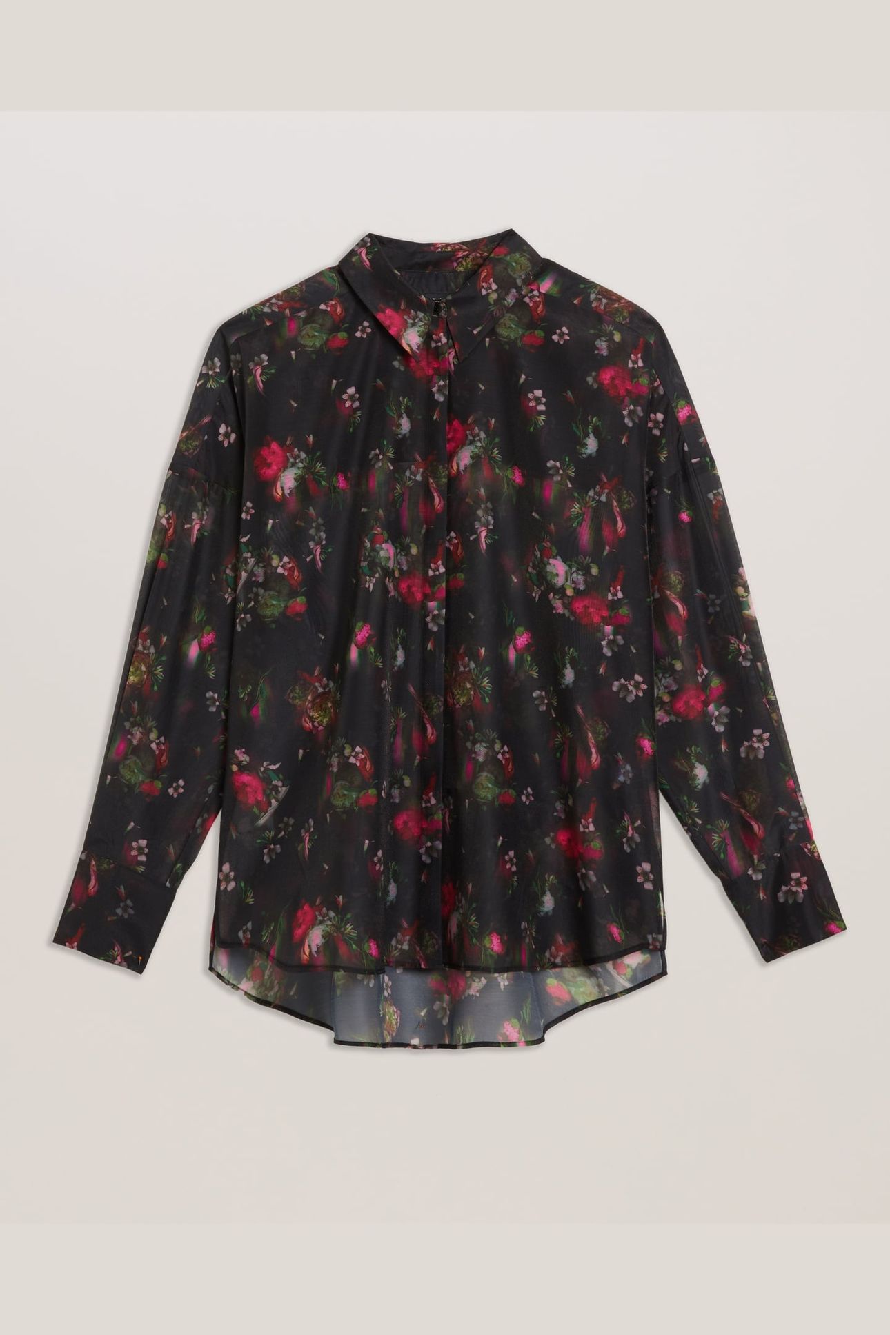 ATUEL OVERSIZED PRINTED LONG SLEEVE BLACK 3