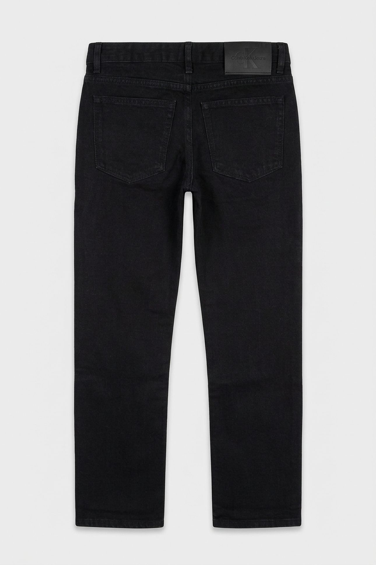 GIRLS MID RISE STRAIGHT CLEAN BLACK RGD 3