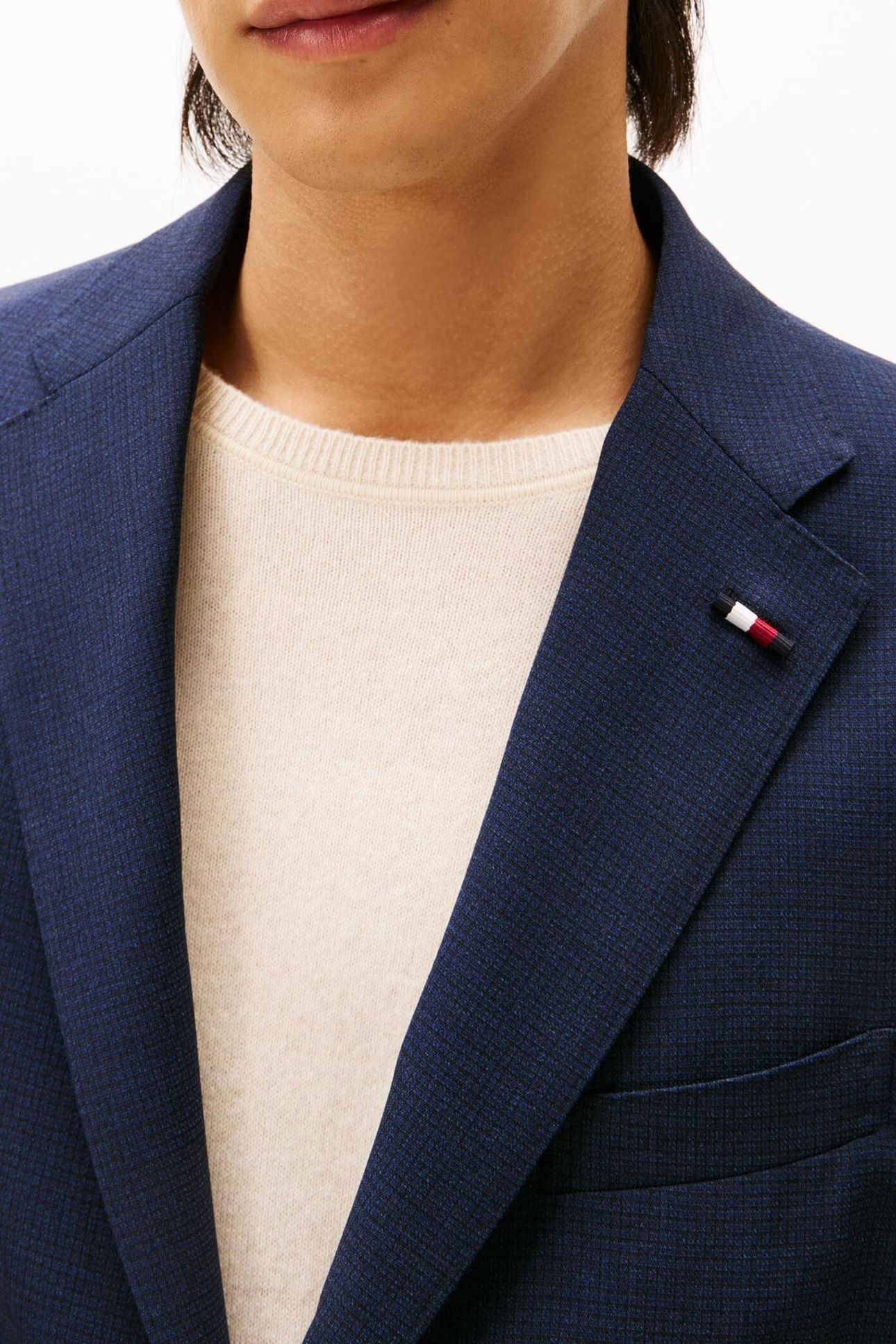 MICROFANCY TECH WOOL BLAZER BLUE 5