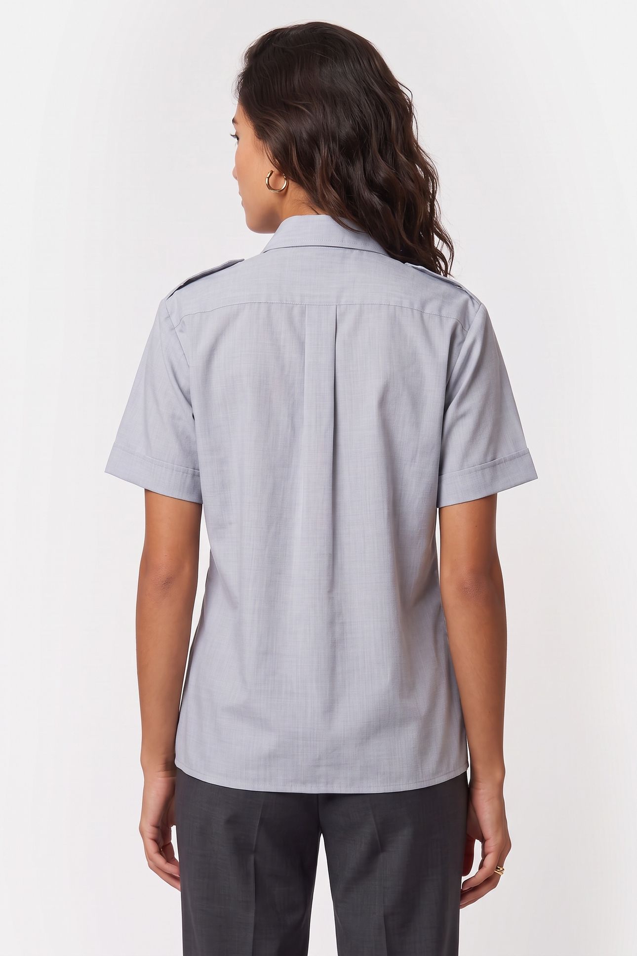 UNISEX POLICEMAN SHIRT LIGHT GREY 5
