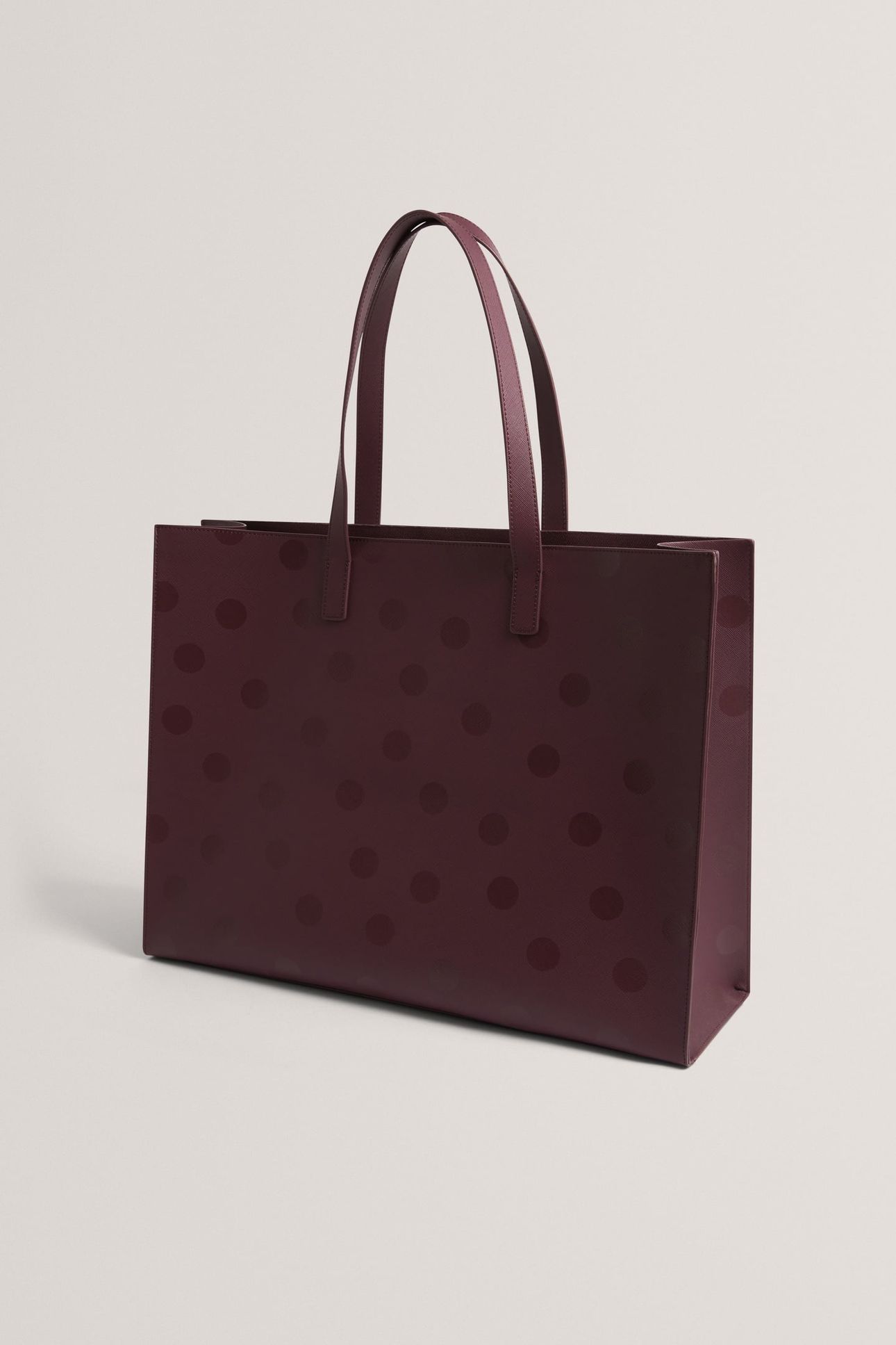 POLKA DOT EXTRA LARGE ICON BAG DP-PURPLE 3