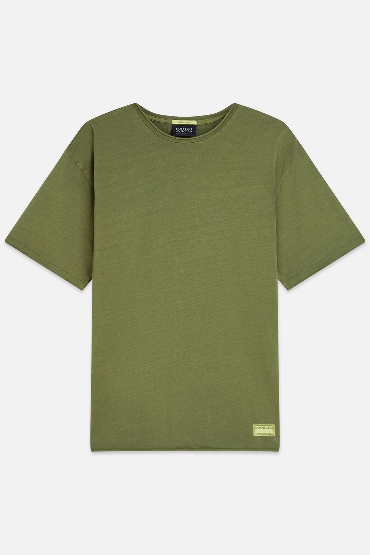 SEASONAL CORE RAWEDGED RELAXEDFIT GARMENTDYED TSHIRT DARK GR 1