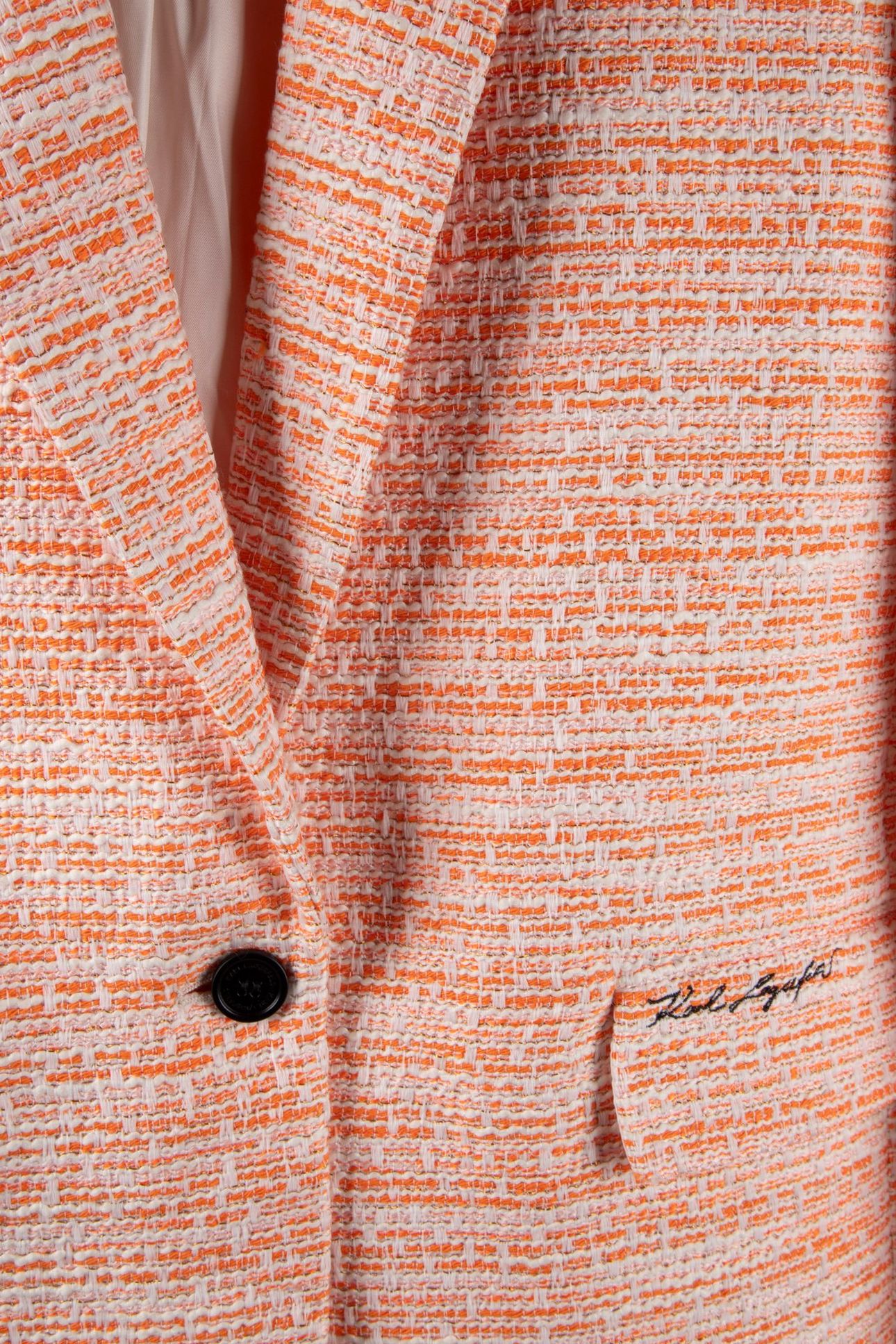 BOUCLÉ BLAZER ORANGE 5