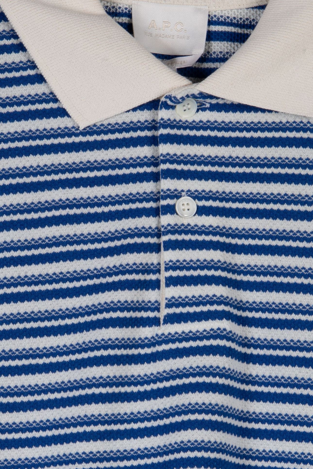 UNISEX POLO RUBEN BLUE/WHITE 6