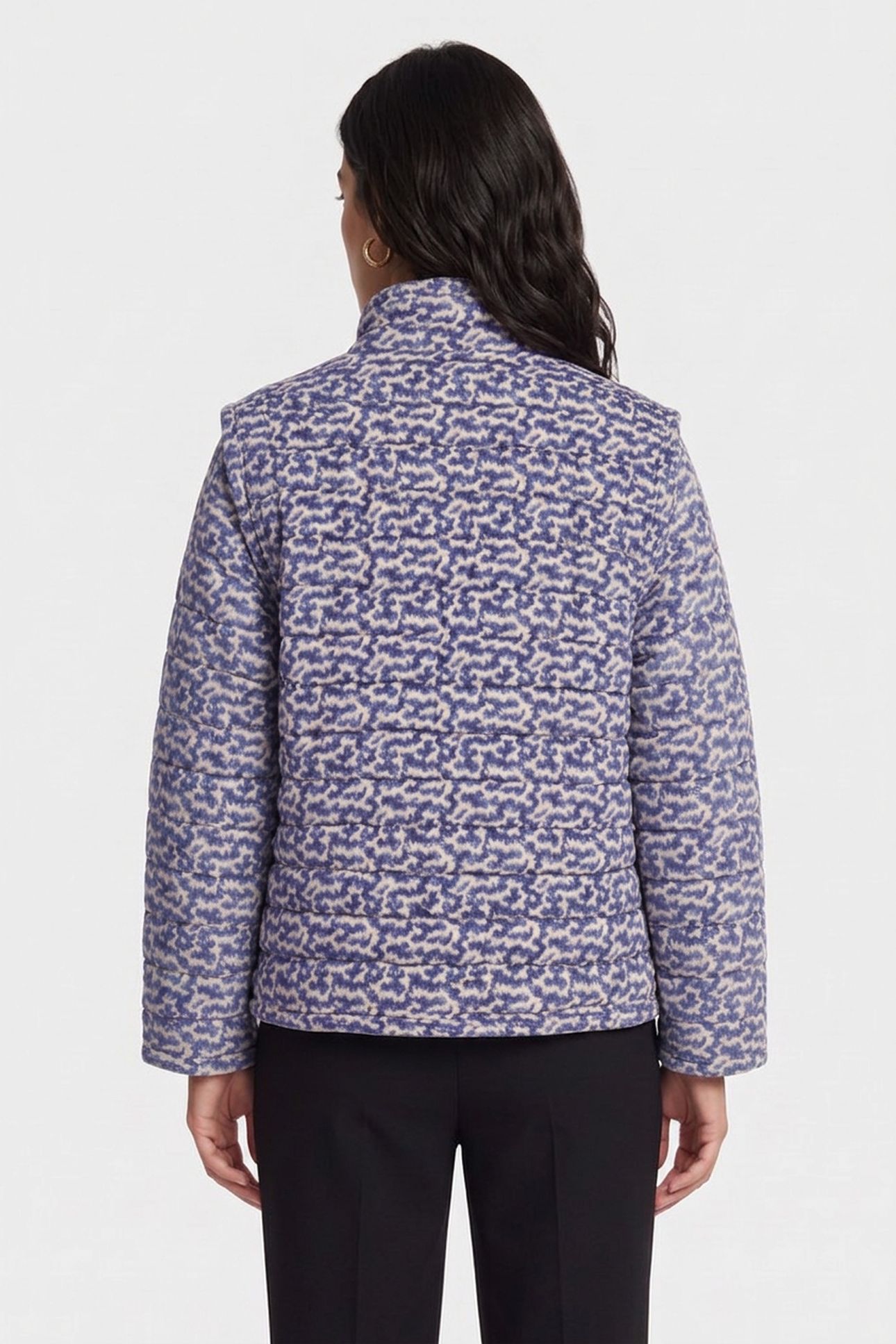 ARETA JACKET BLUE ECRU 2